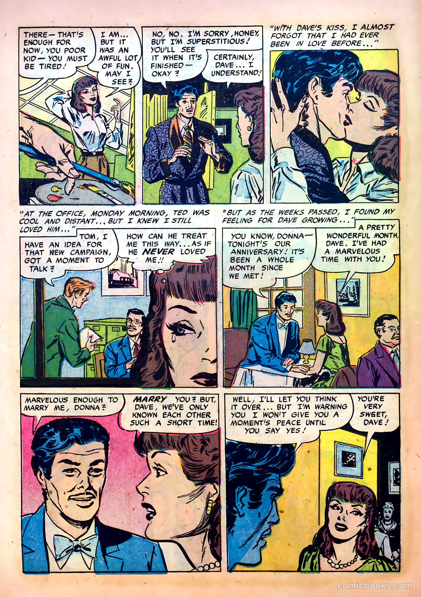 Romantic Confessions #8 (1950) — page 26 of 36