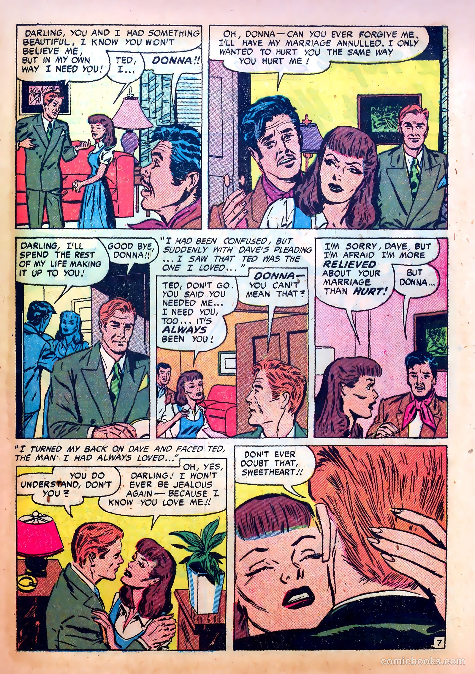 Romantic Confessions #8 (1950) — page 29 of 36