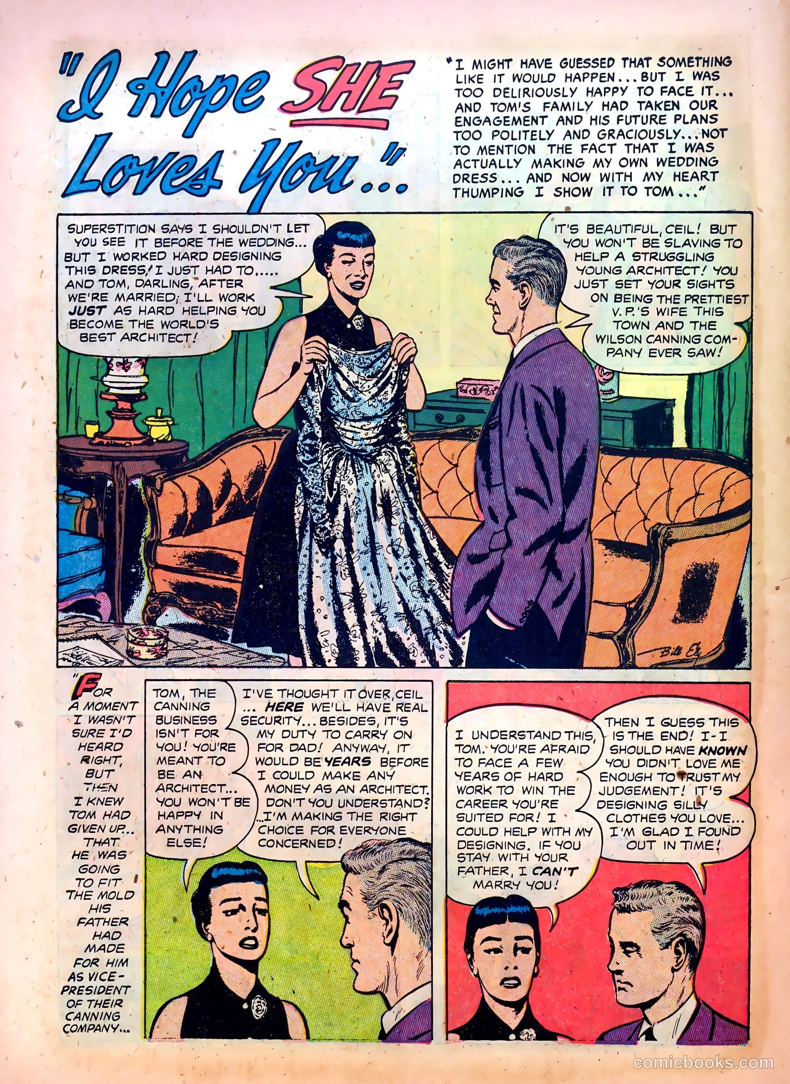 Romantic Confessions #8 (1950) — page 30 of 36