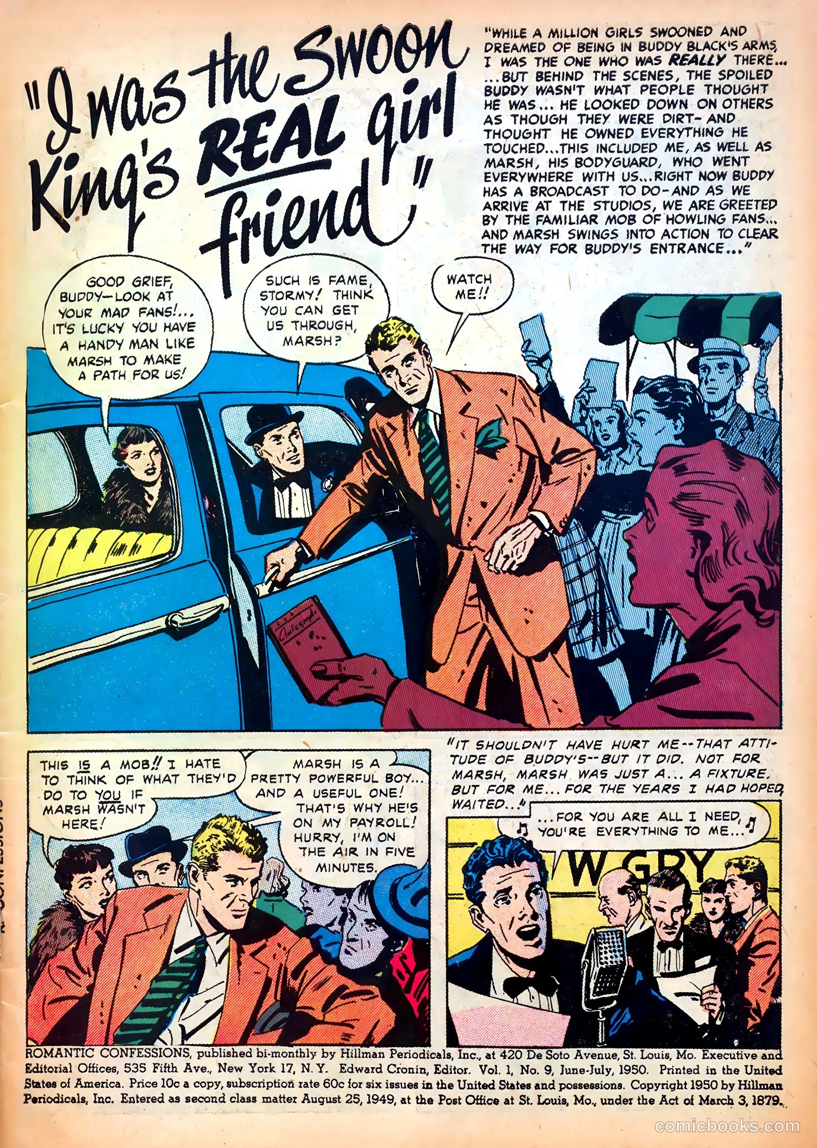 Romantic Confessions #9 (1952) — page 3 of 52