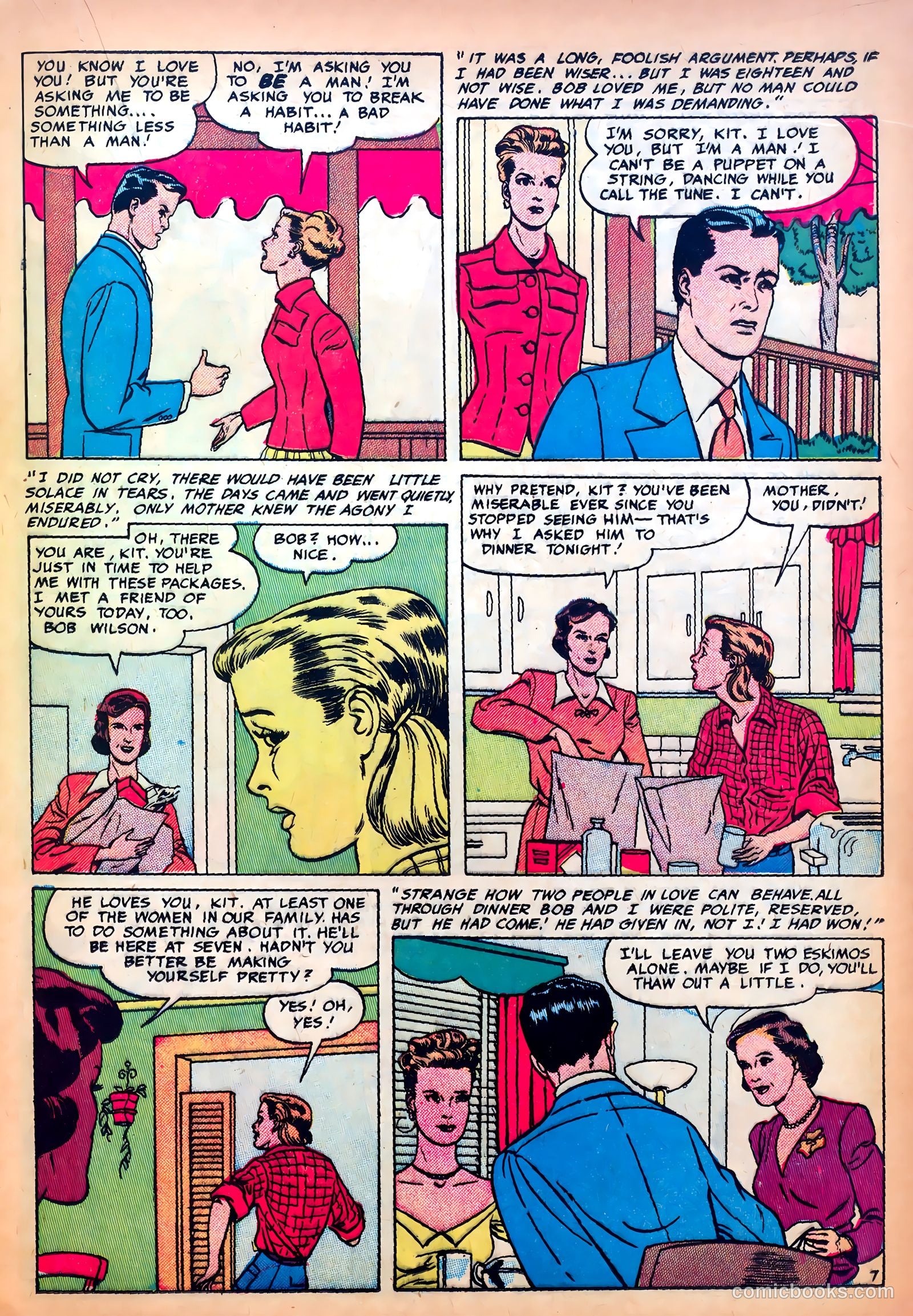 Romantic Confessions #9 (1952) — page 25 of 52