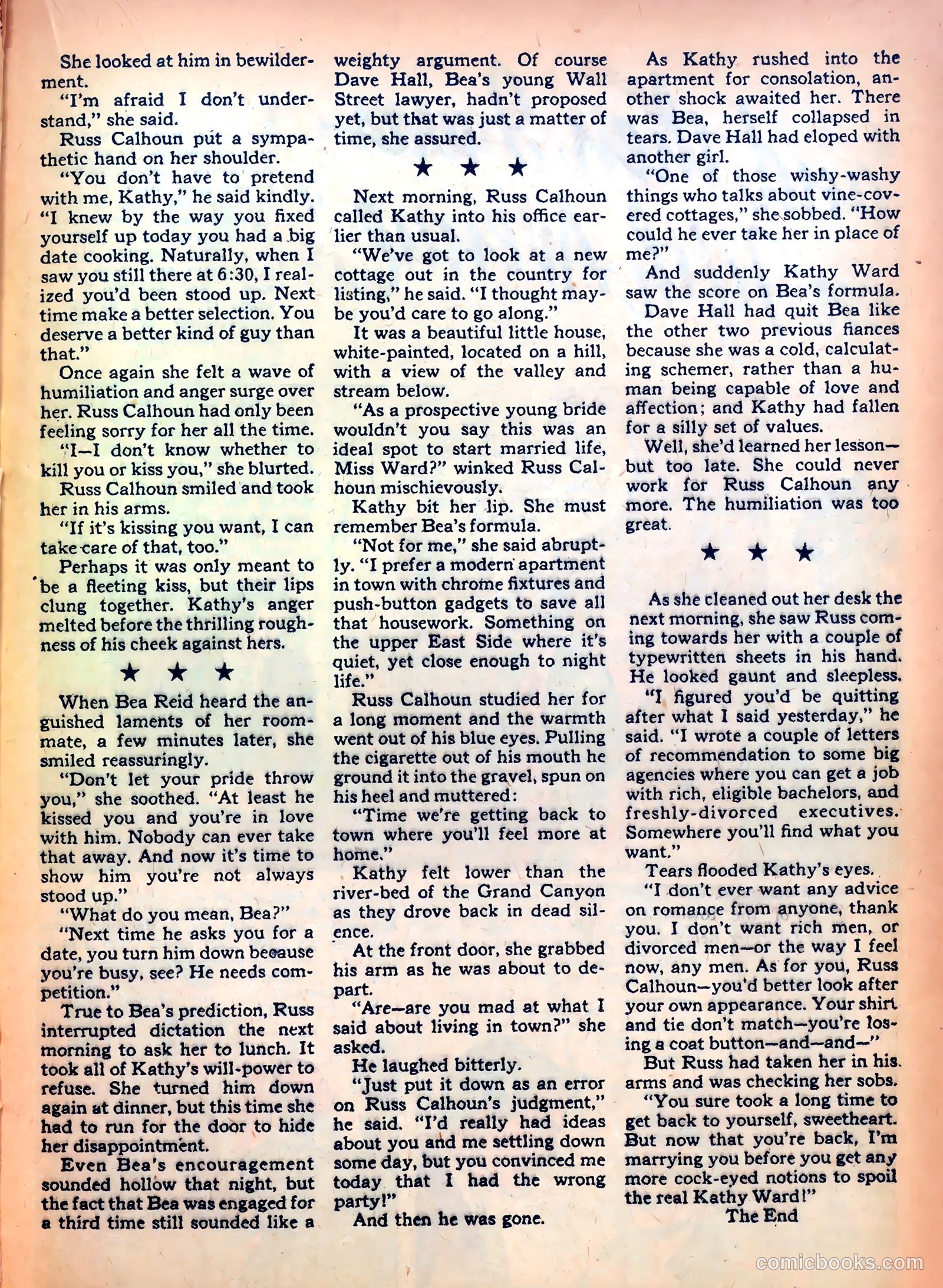 Romantic Confessions #9 (1952) — page 31 of 52