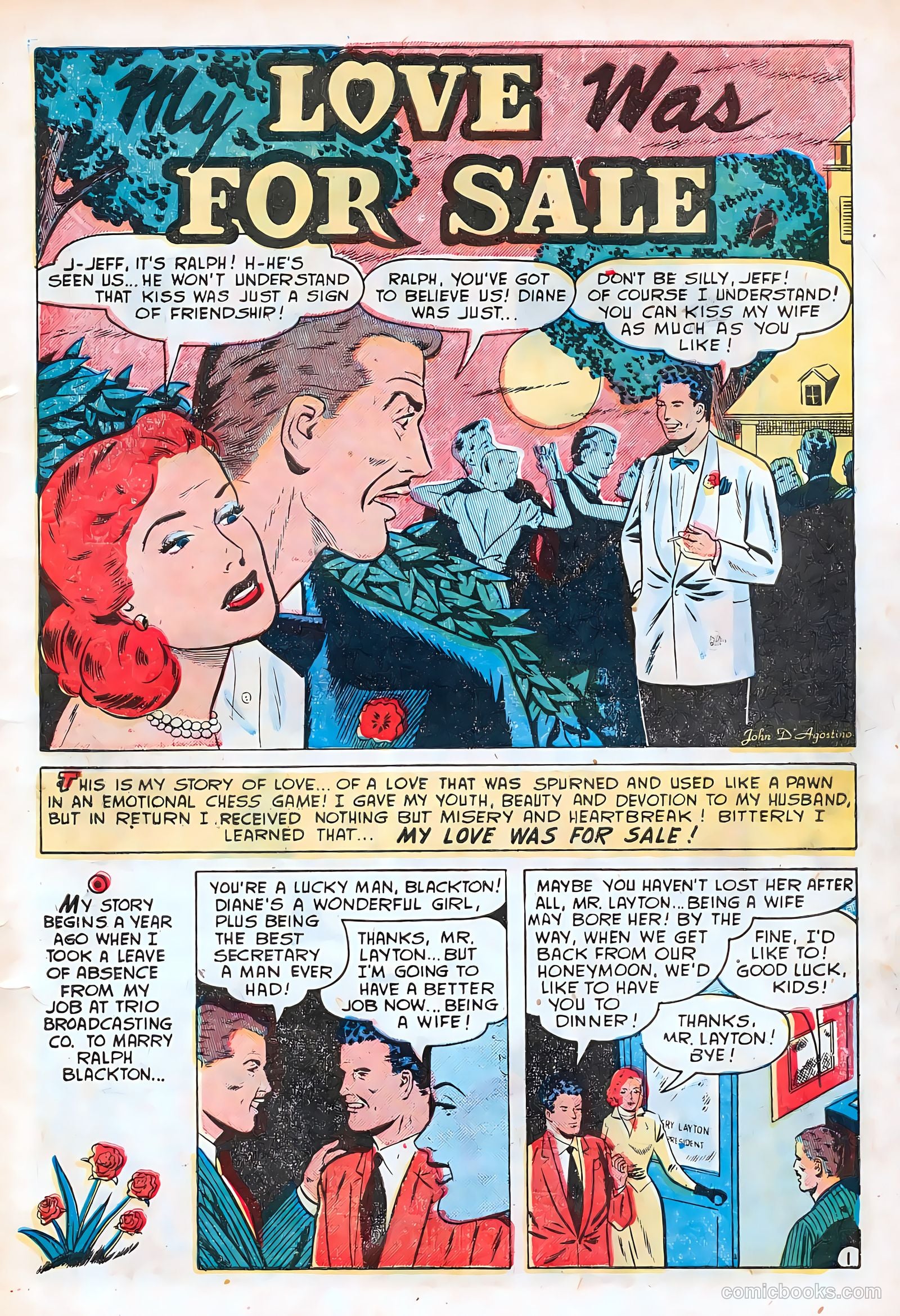 Romantic Hearts #10 (1952) — page 3 of 36