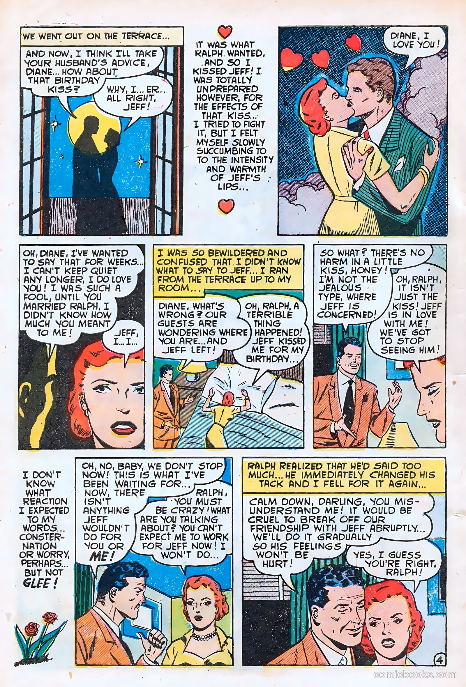 Romantic Hearts #10 (1952) — page 6 of 36