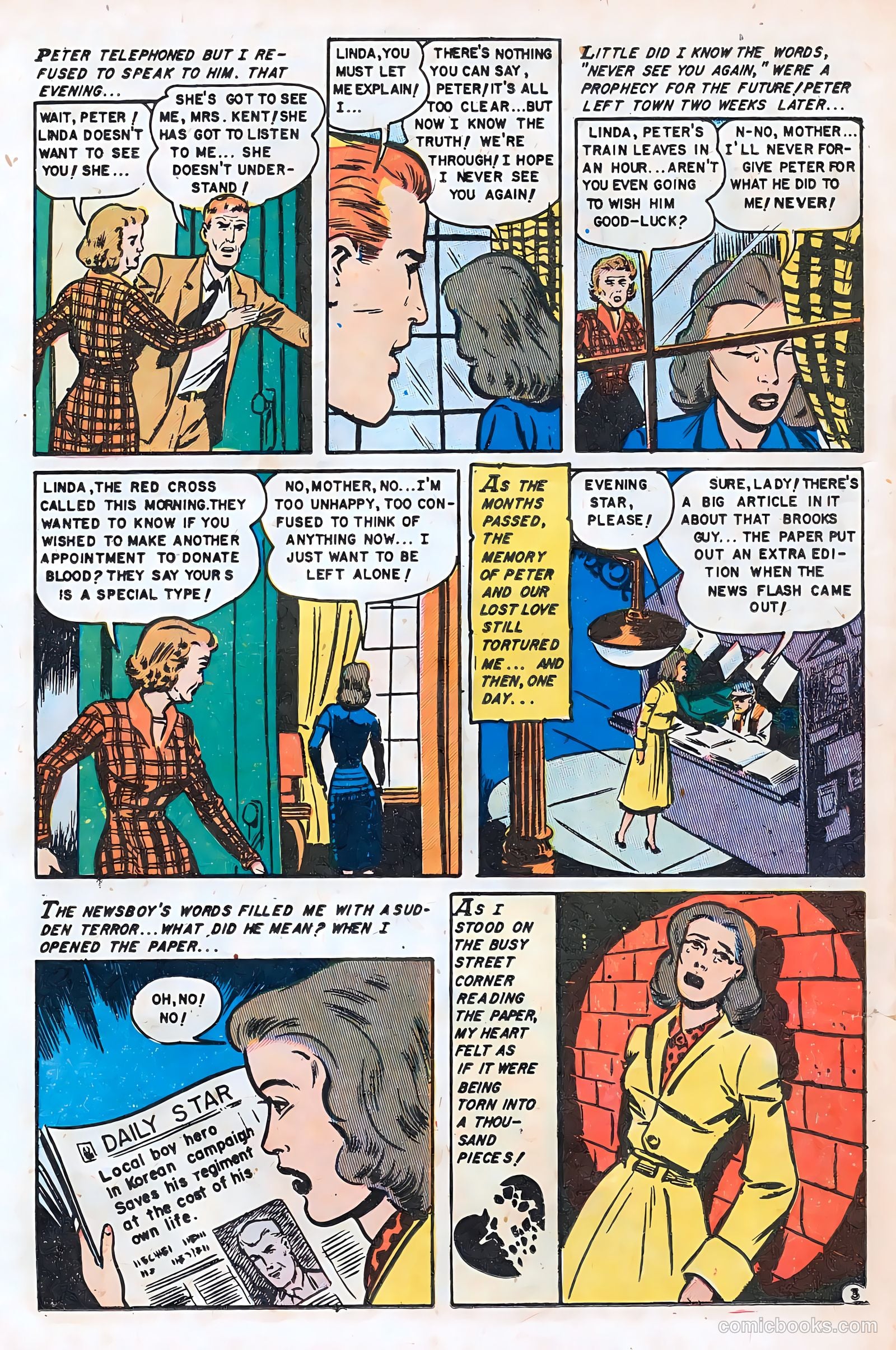 Romantic Hearts #10 (1952) — page 22 of 36