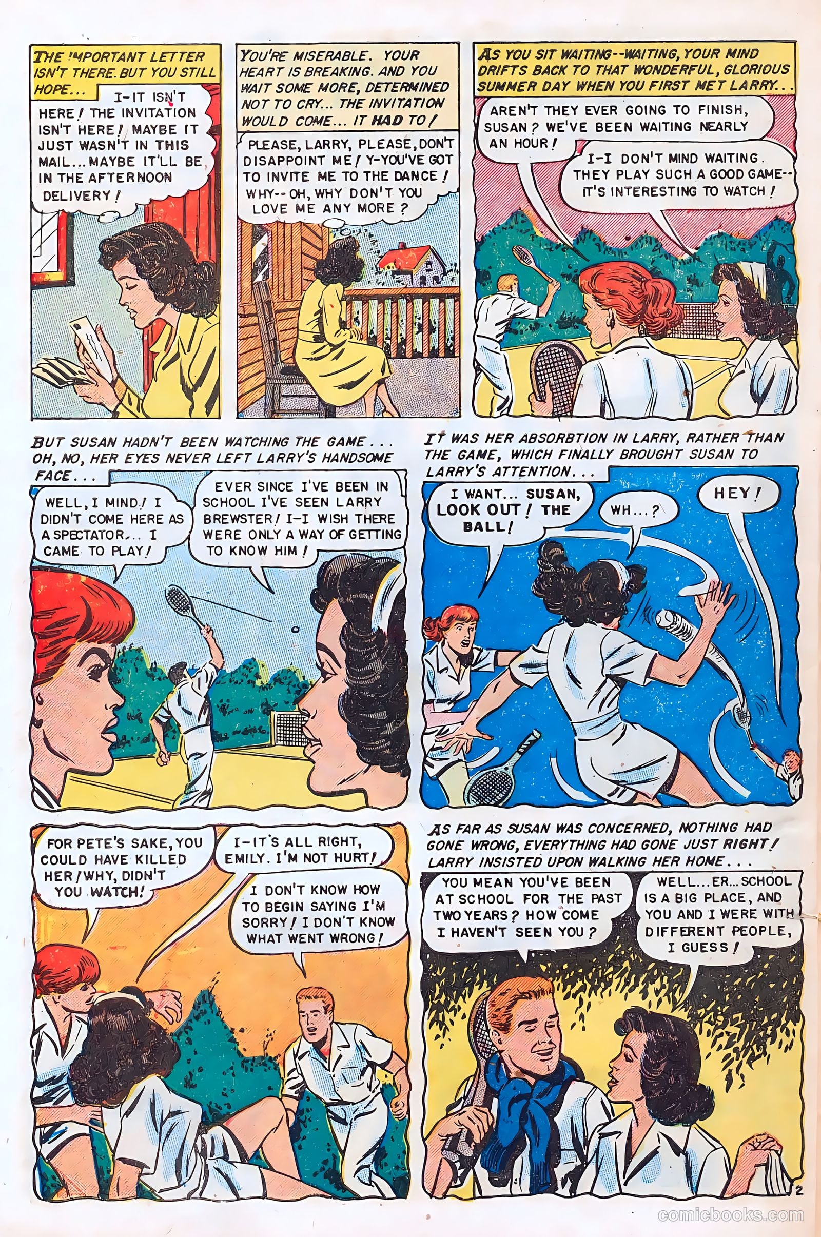Romantic Hearts #10 (1952) — page 28 of 36