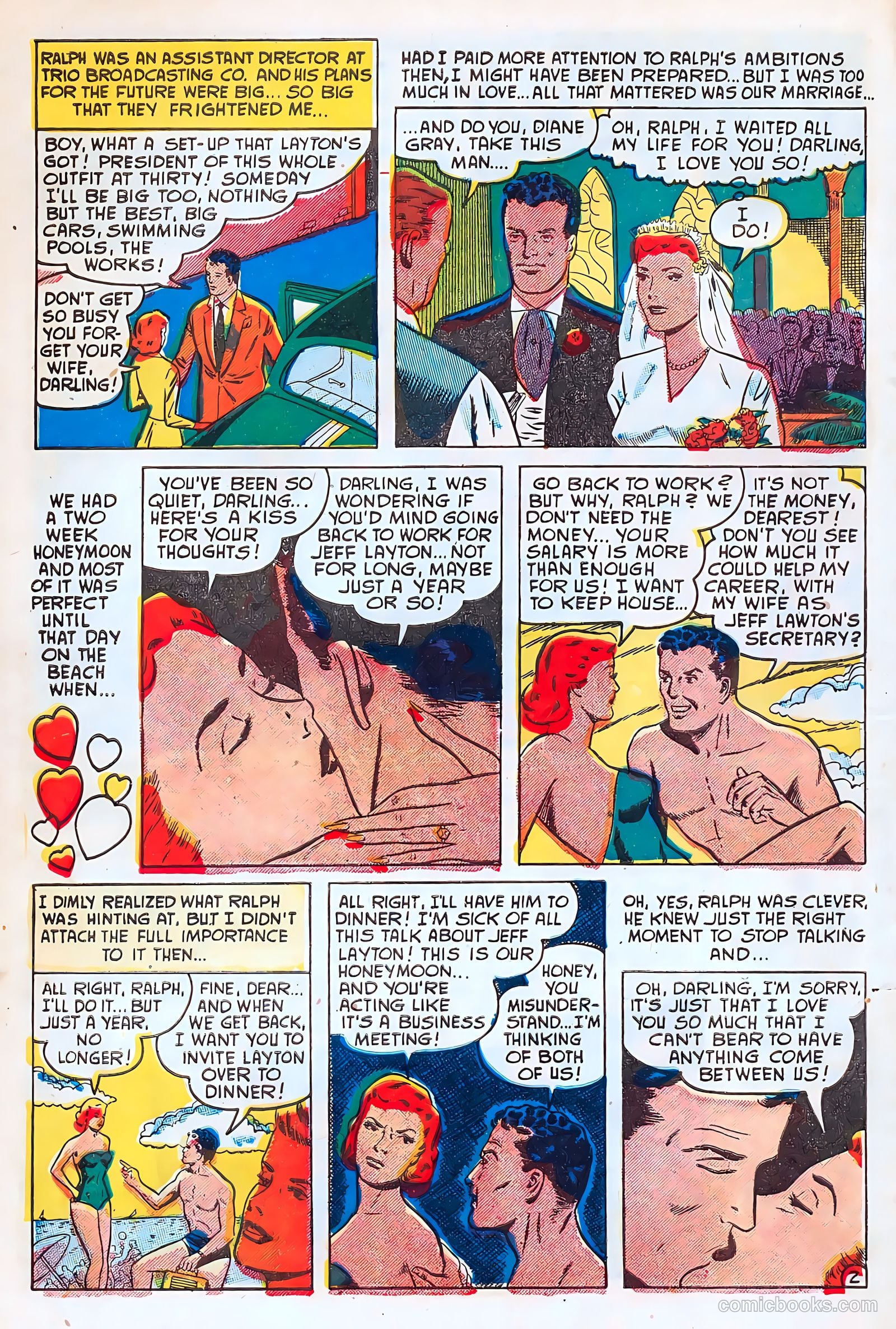 Romantic Hearts #10 (1955) — page 4 of 36