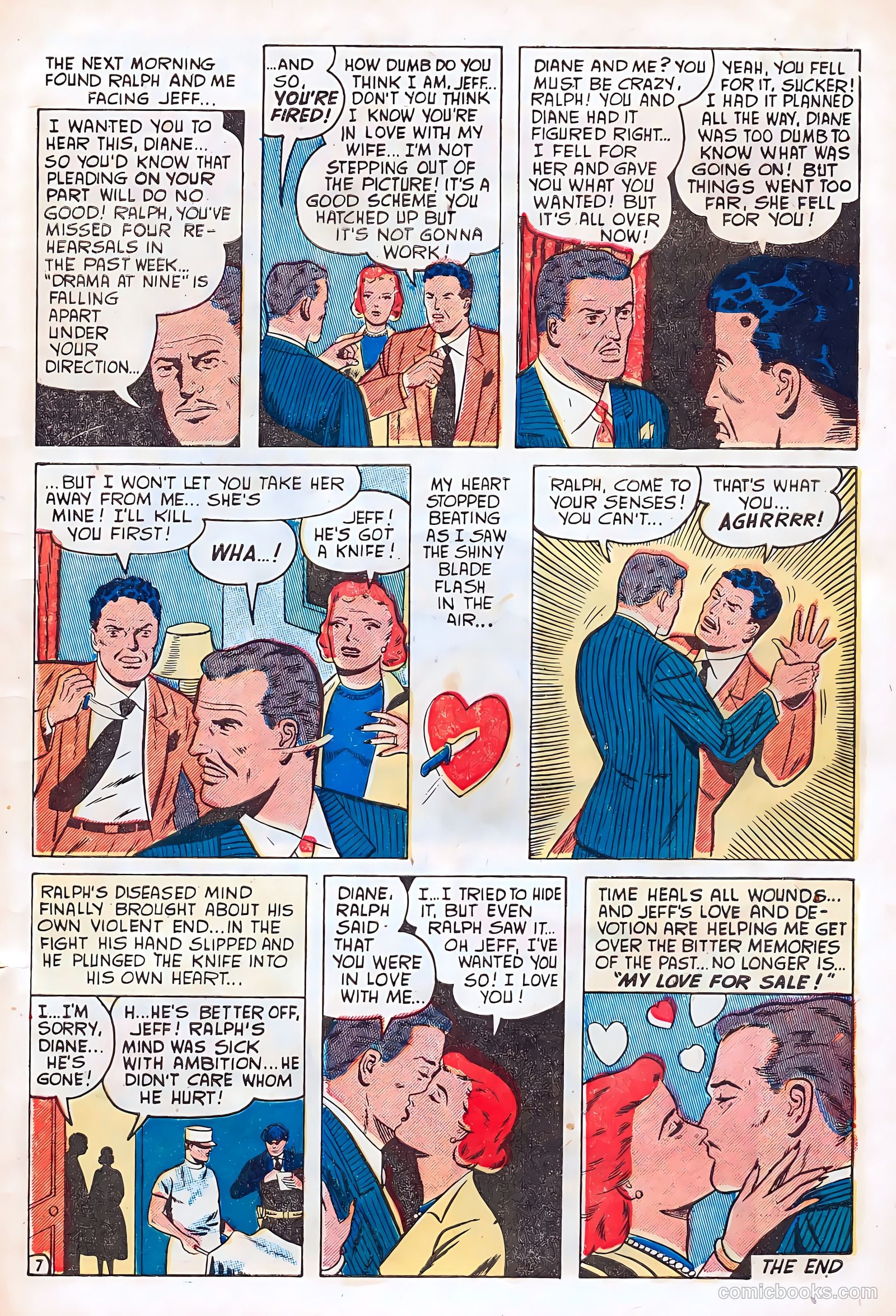 Romantic Hearts #10 (1955) — page 9 of 36