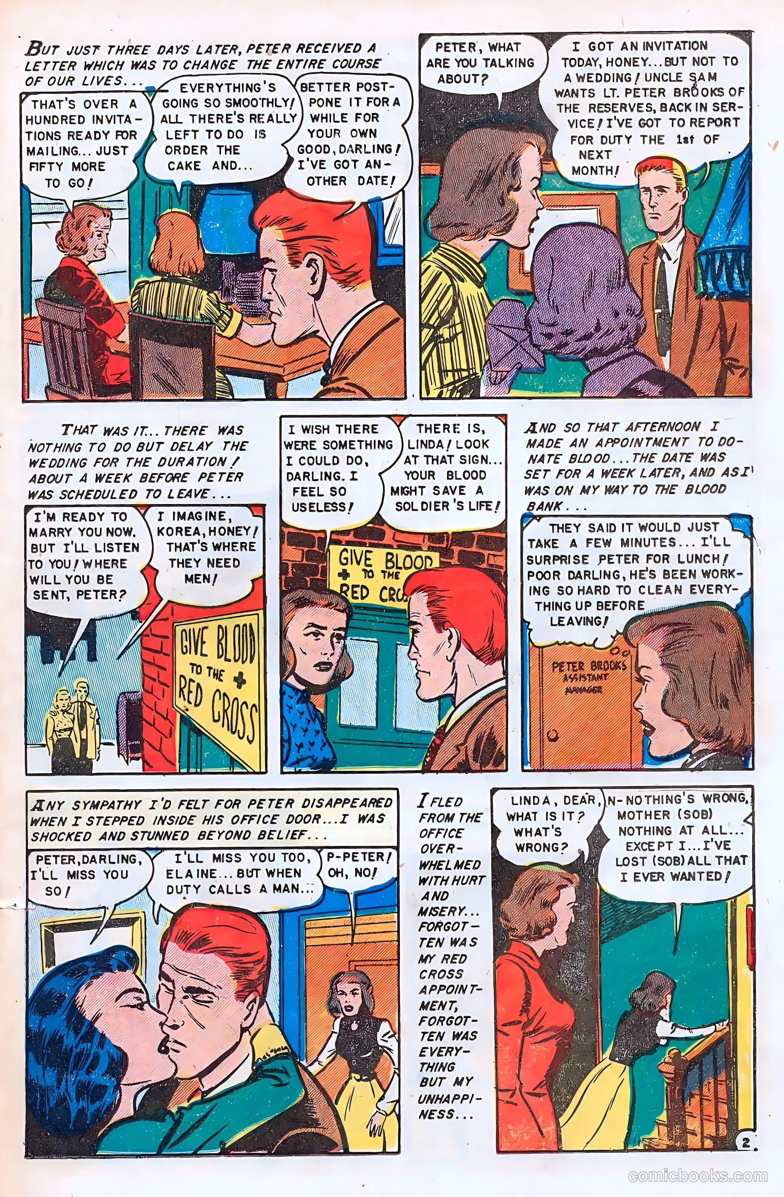 Romantic Hearts #10 (1955) — page 21 of 36