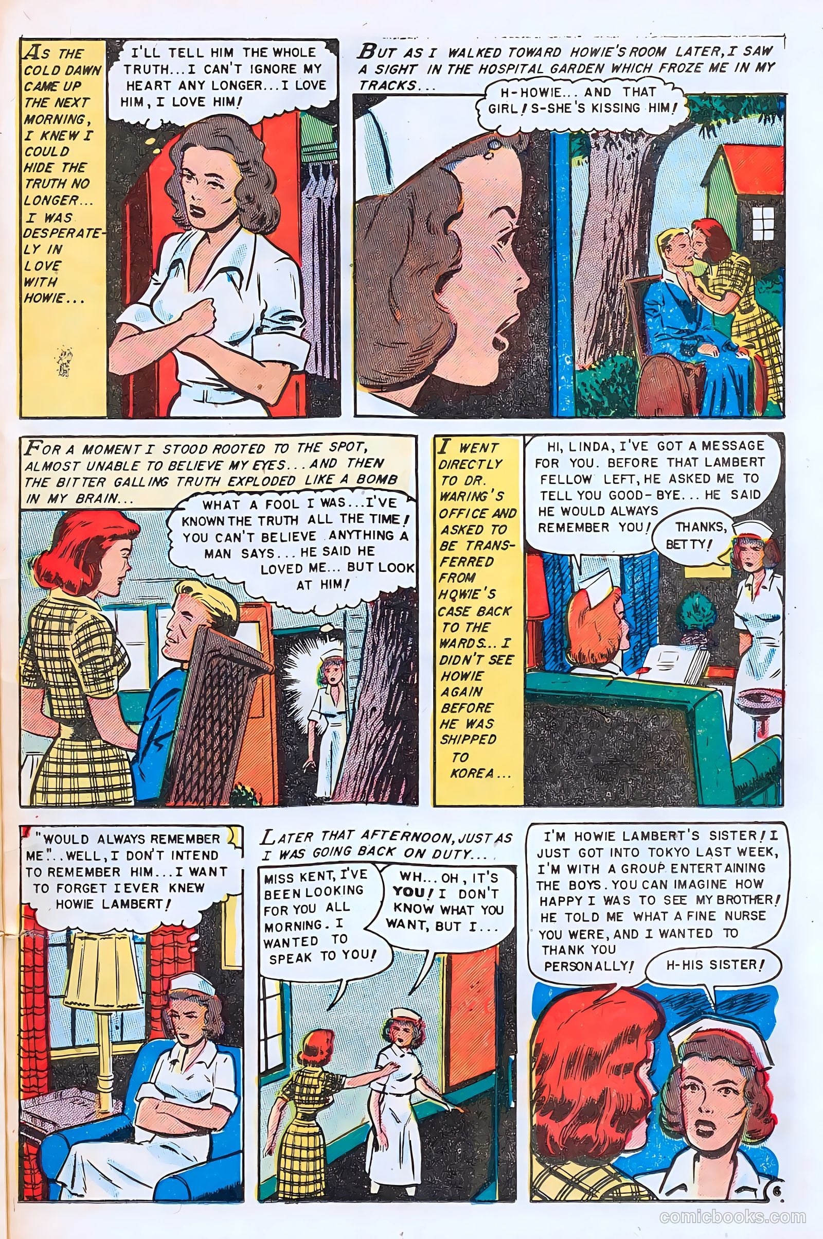Romantic Hearts #10 (1955) — page 25 of 36