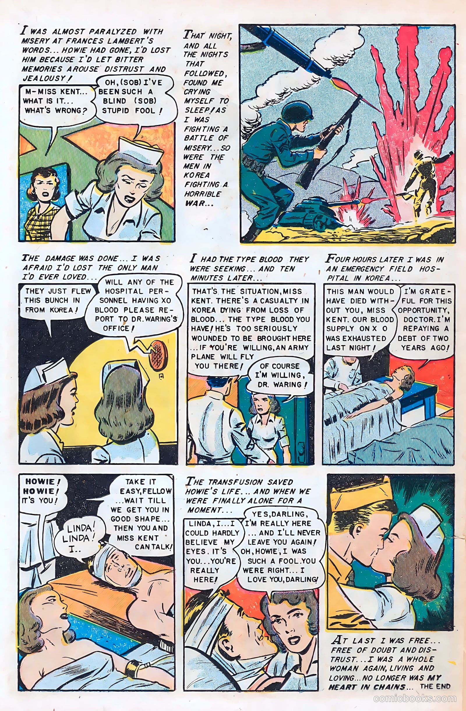 Romantic Hearts #10 (1955) — page 26 of 36
