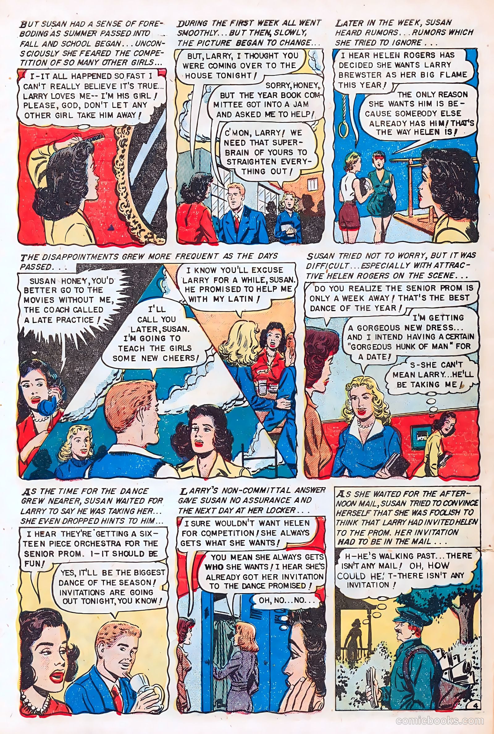 Romantic Hearts #10 (1955) — page 30 of 36