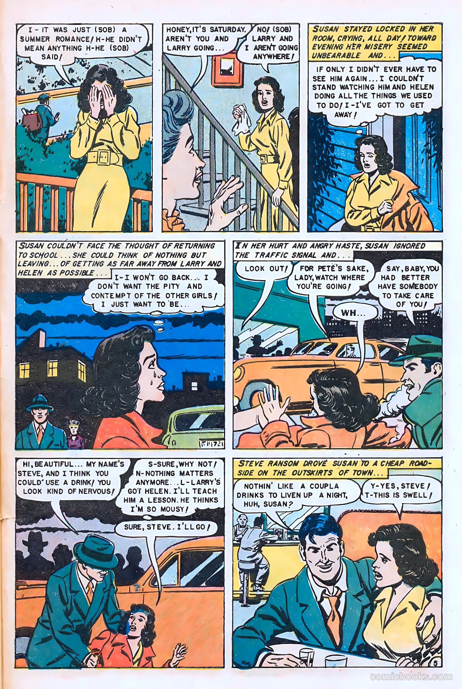 Romantic Hearts #10 (1955) — page 31 of 36