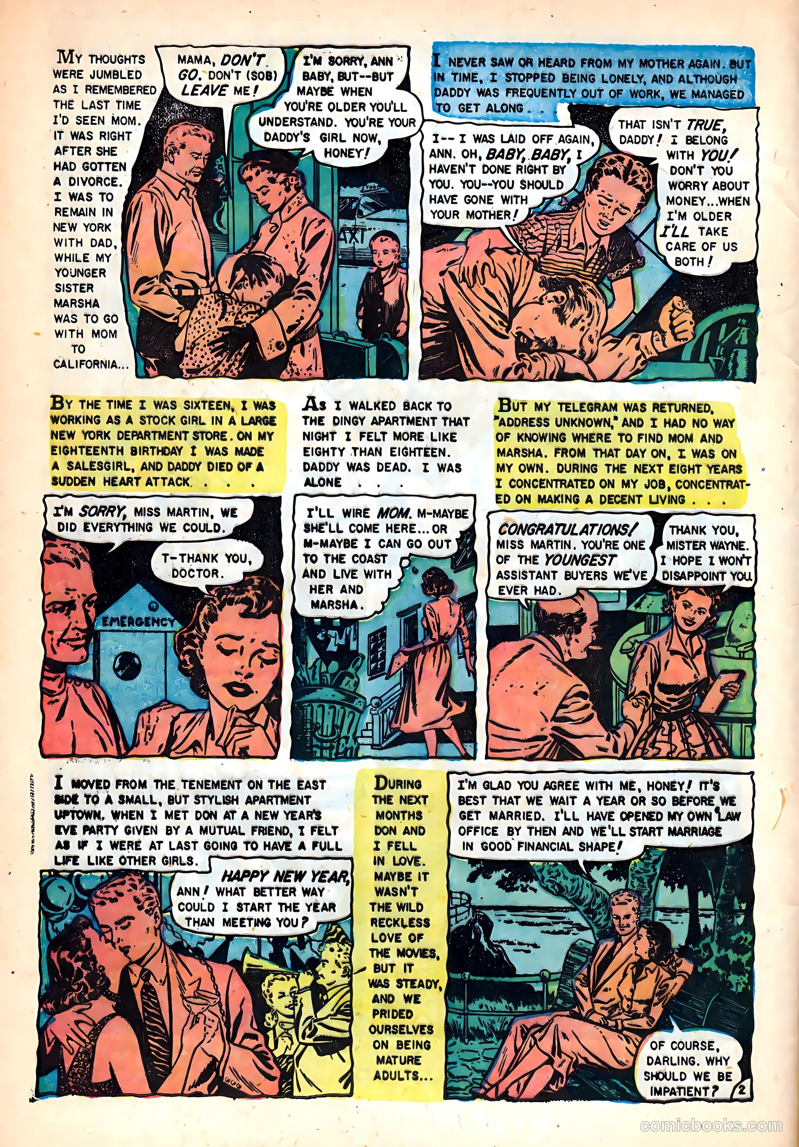 Romantic Hearts #12 (1955) — page 4 of 36