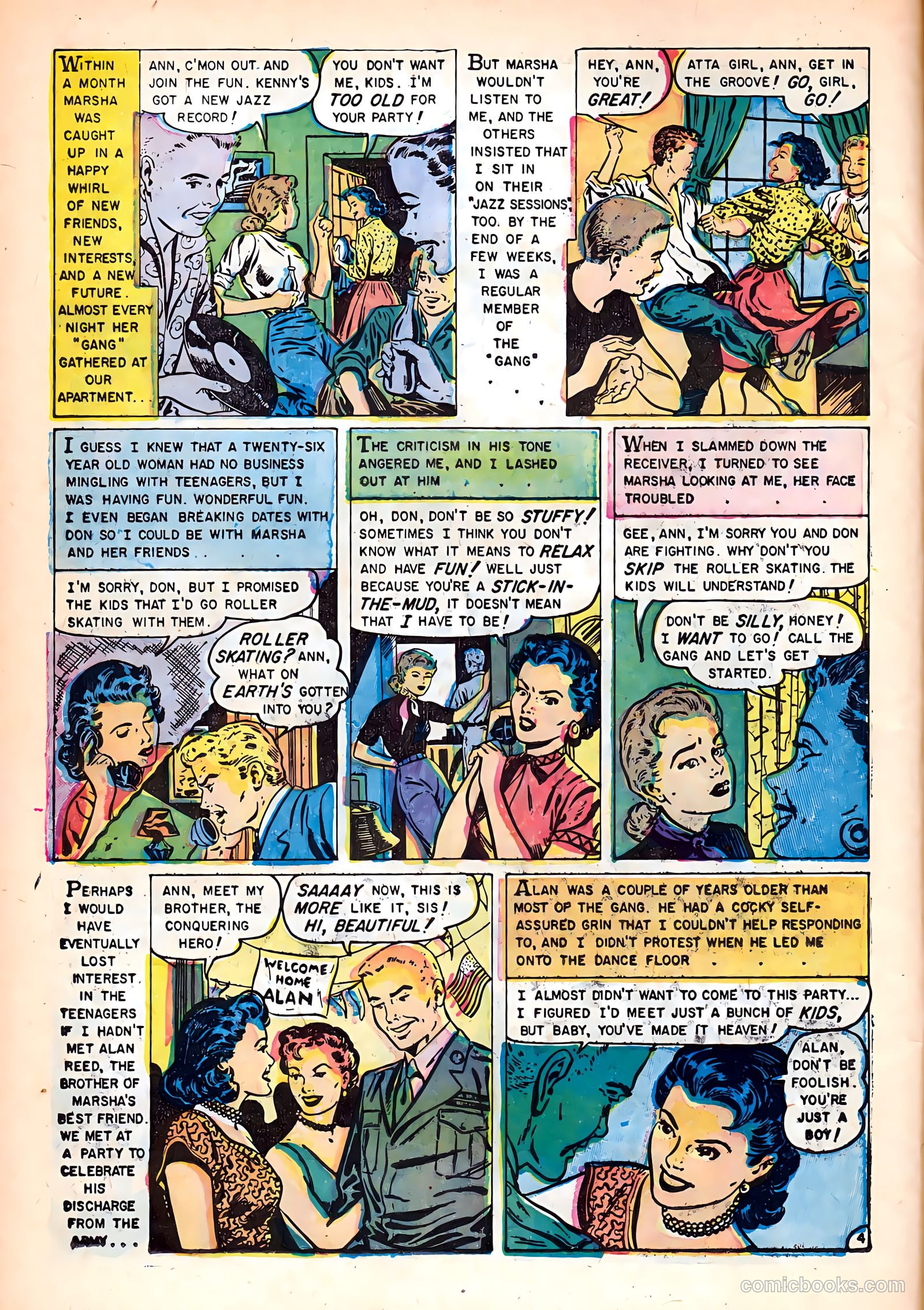 Romantic Hearts #12 (1955) — page 6 of 36