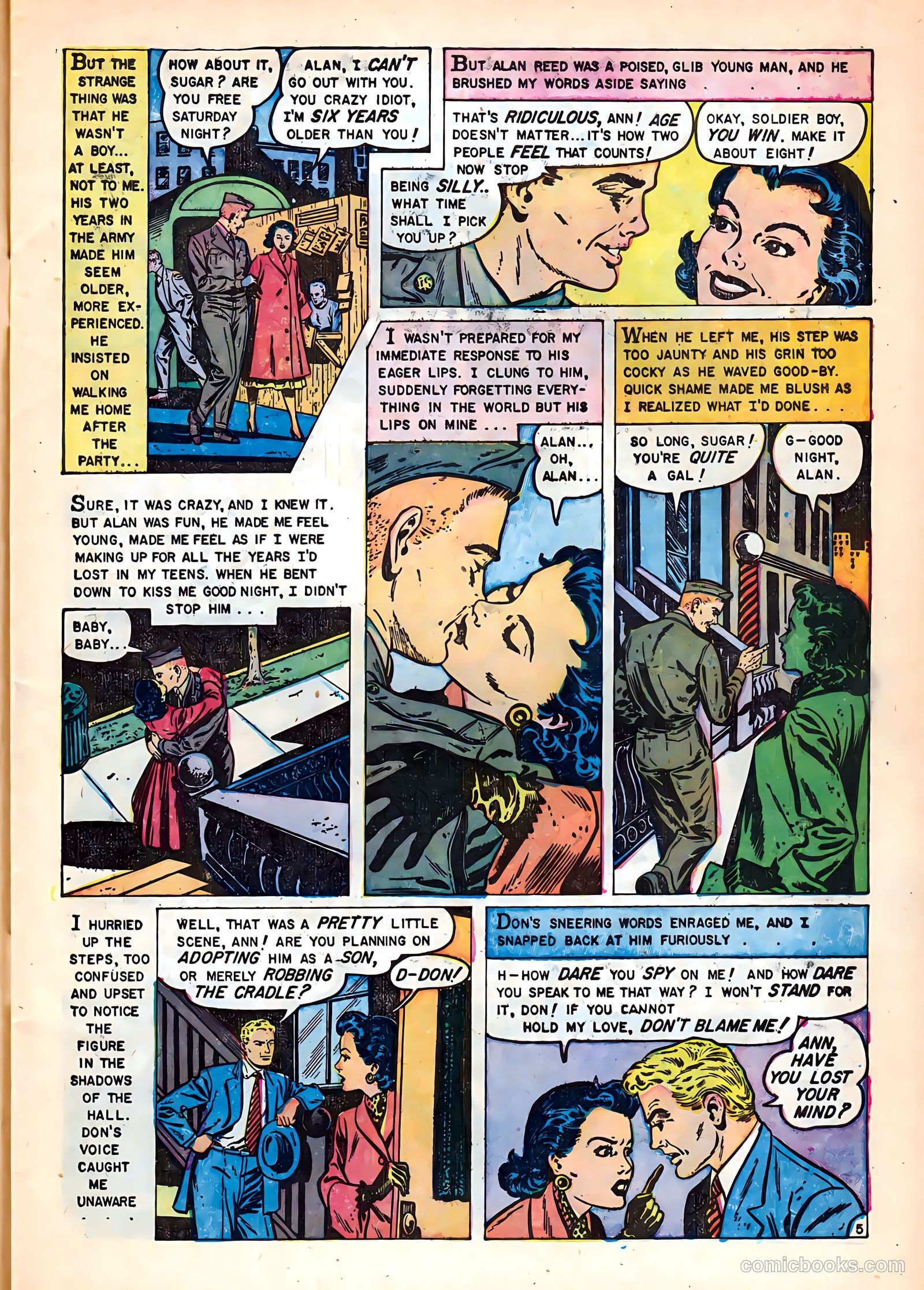 Romantic Hearts #12 (1955) — page 7 of 36
