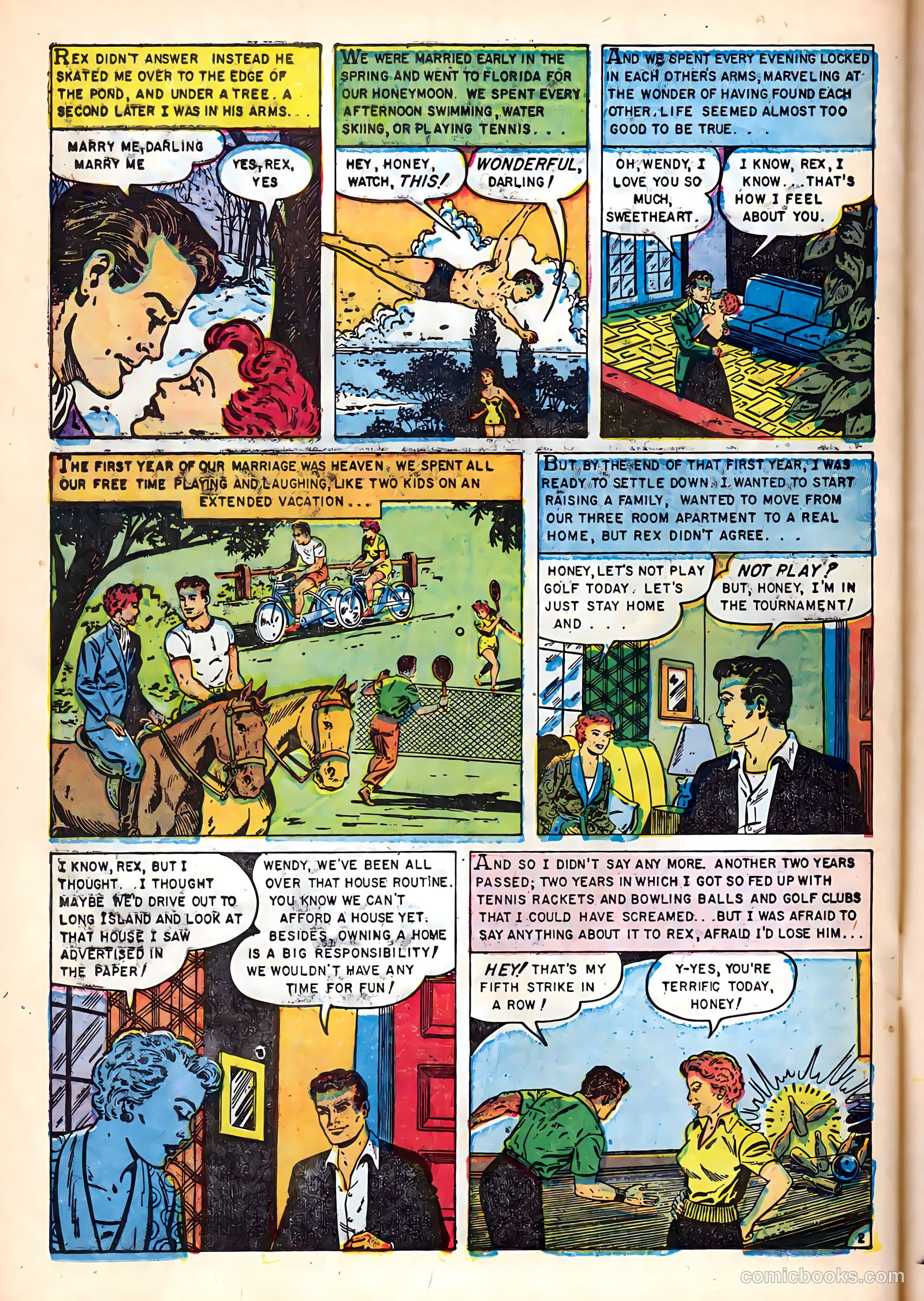 Romantic Hearts #12 (1955) — page 22 of 36