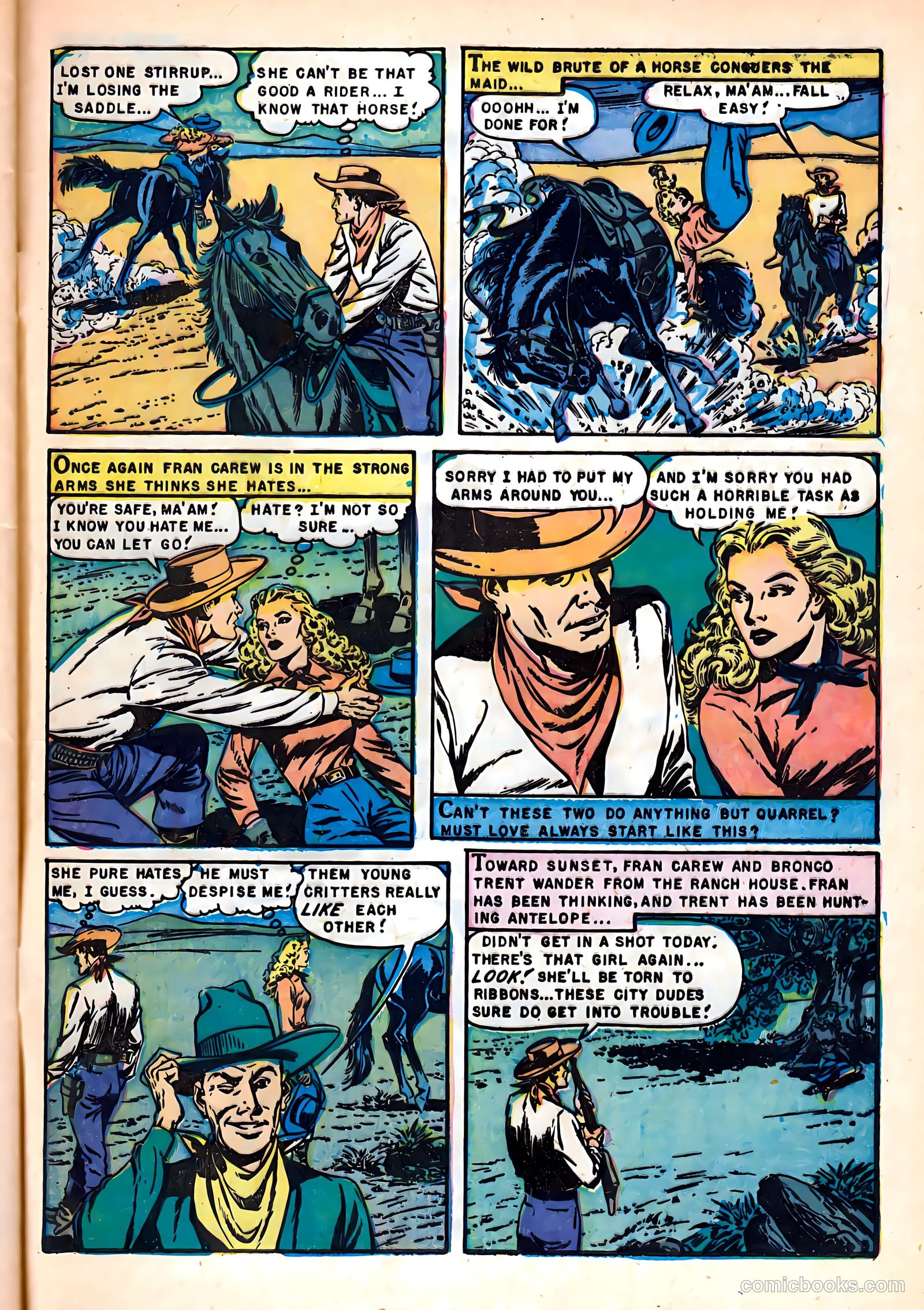 Romantic Hearts #12 (1955) — page 33 of 36