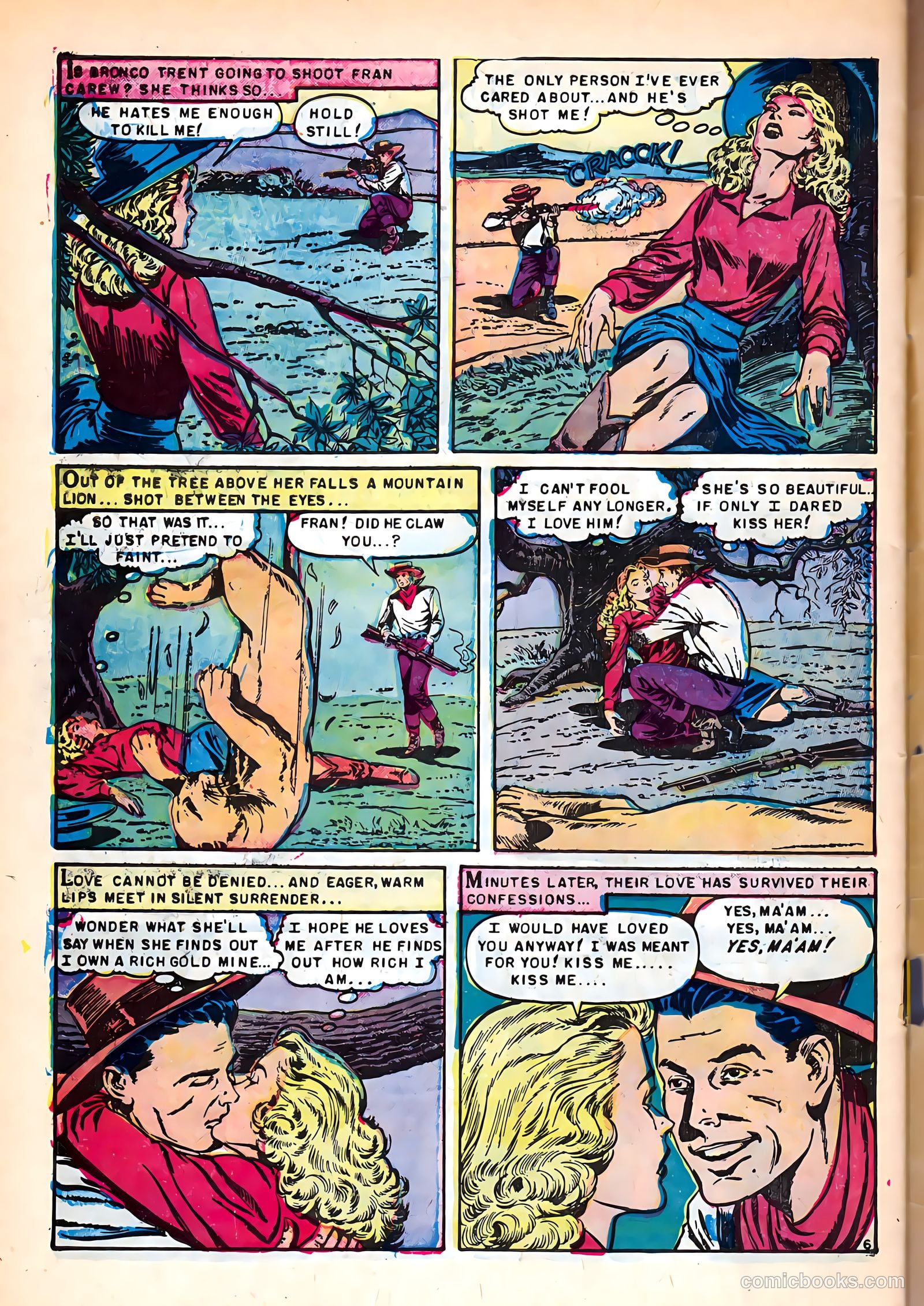 Romantic Hearts #12 (1955) — page 34 of 36