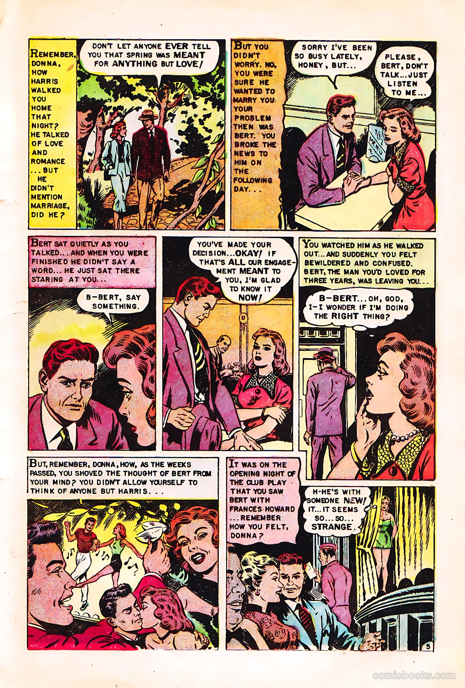 Romantic Hearts #2 (1951) — page 7 of 36