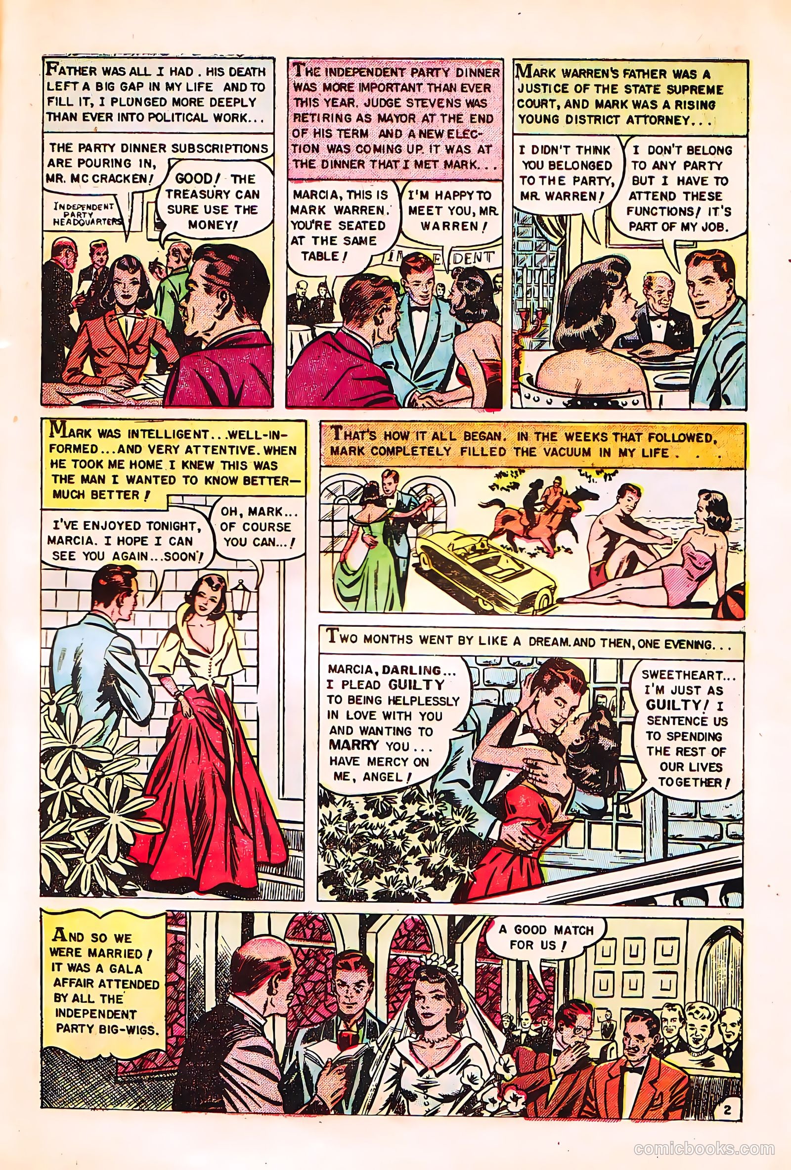 Romantic Hearts #2 (1951) — page 27 of 36