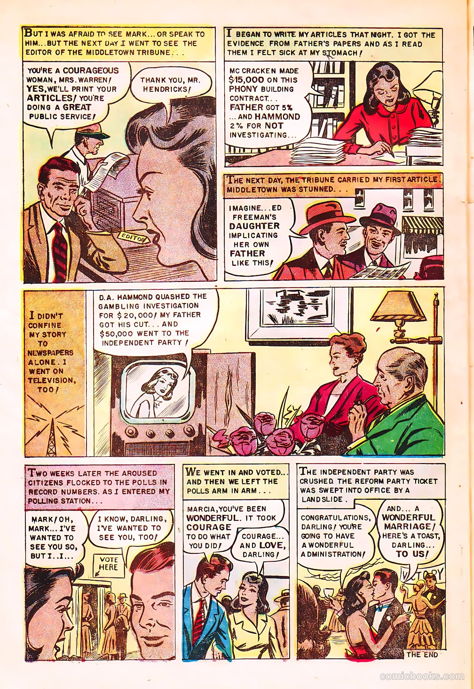Romantic Hearts #2 (1951) — page 32 of 36