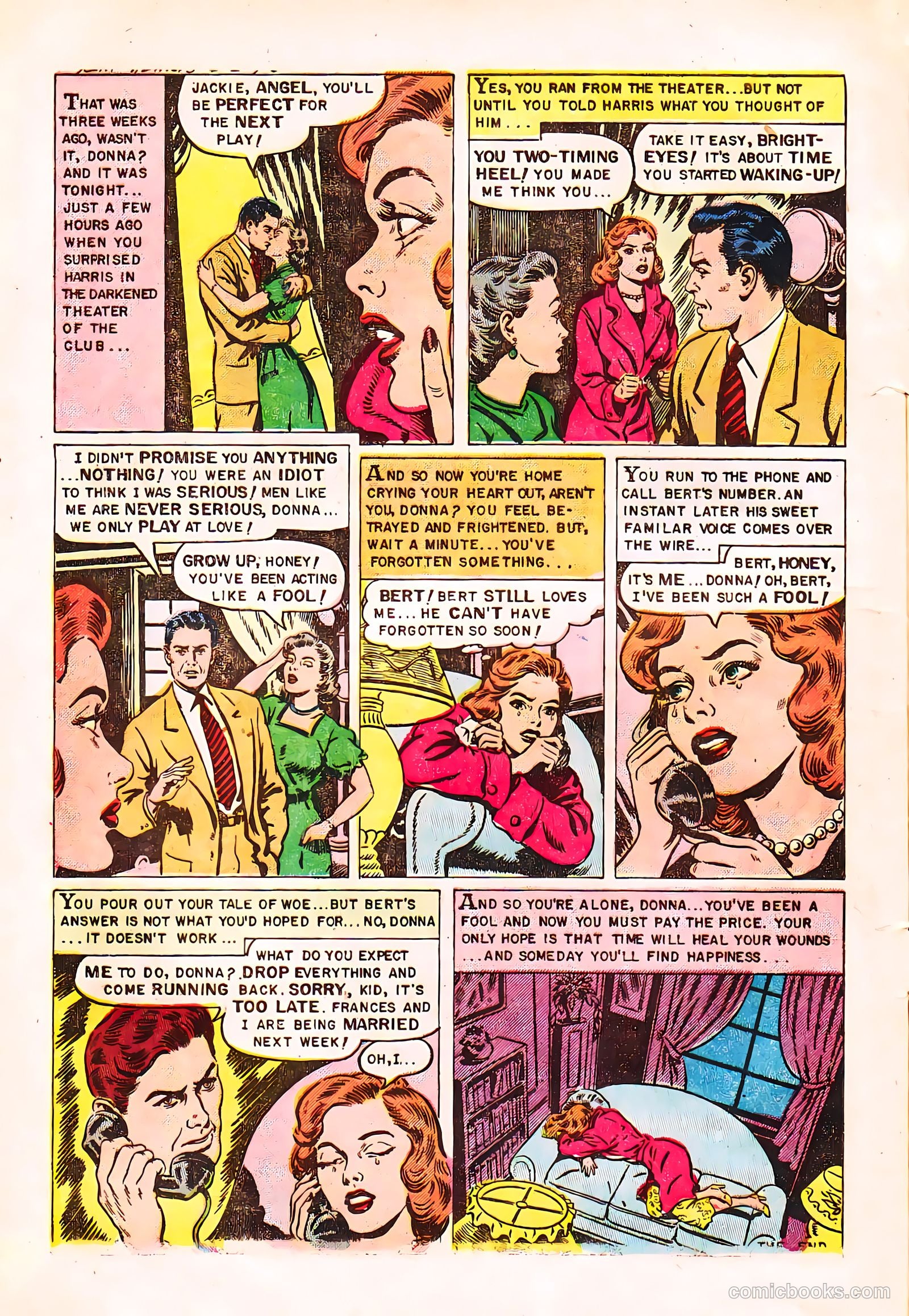 Romantic Hearts #2 (1953) — page 8 of 36