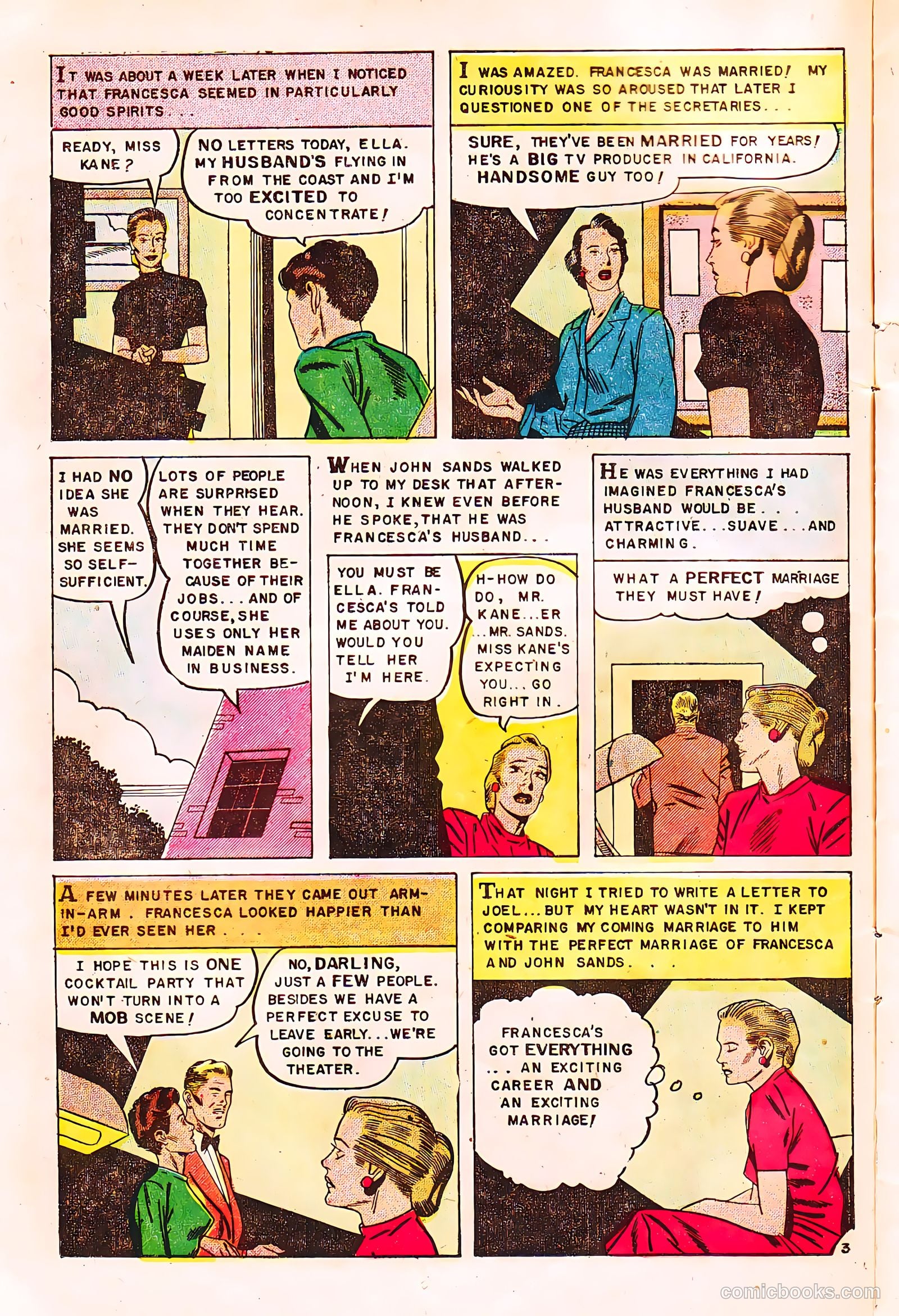 Romantic Hearts #2 (1953) — page 12 of 36