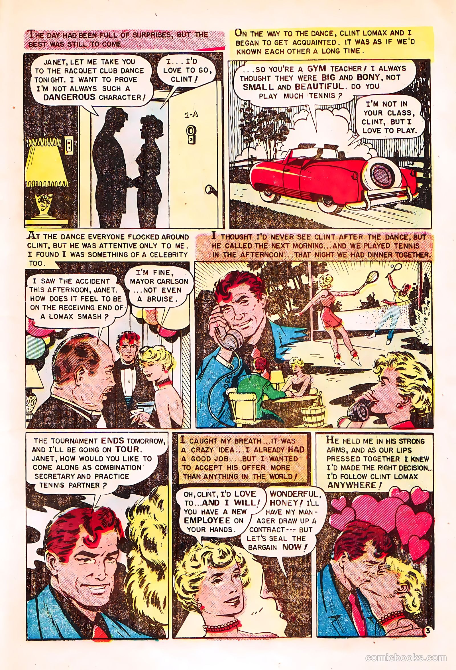 Romantic Hearts #2 (1953) — page 21 of 36