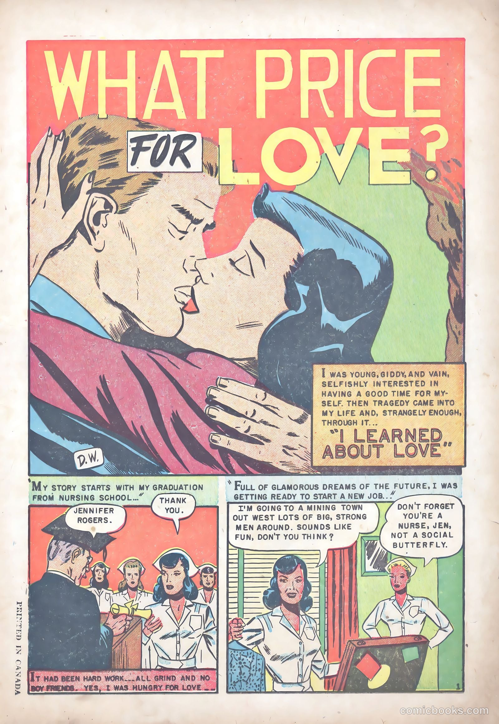 Romantic Hearts #3 (1953) — page 3 of 36