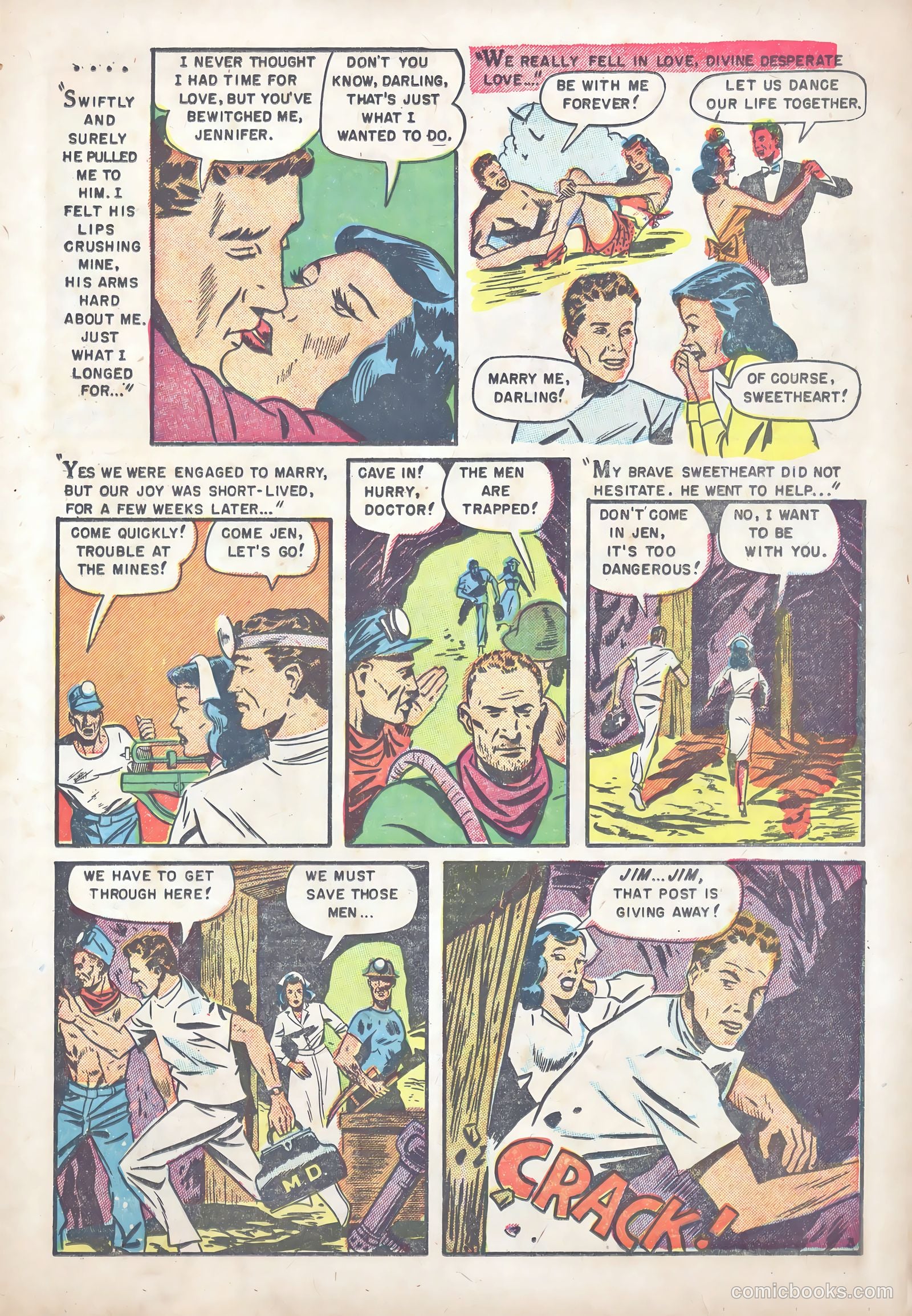 Romantic Hearts #3 (1953) — page 5 of 36