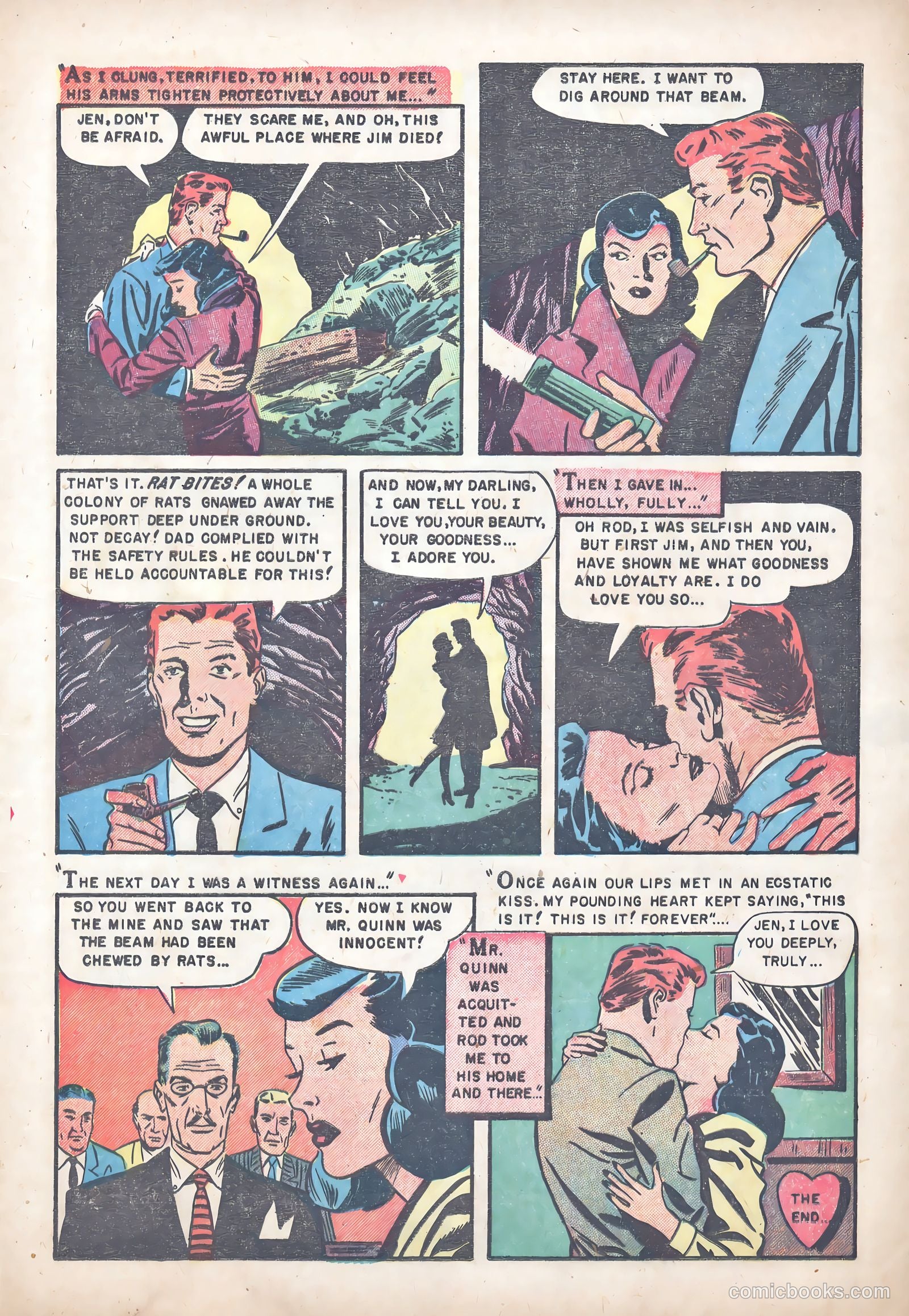 Romantic Hearts #3 (1953) — page 9 of 36