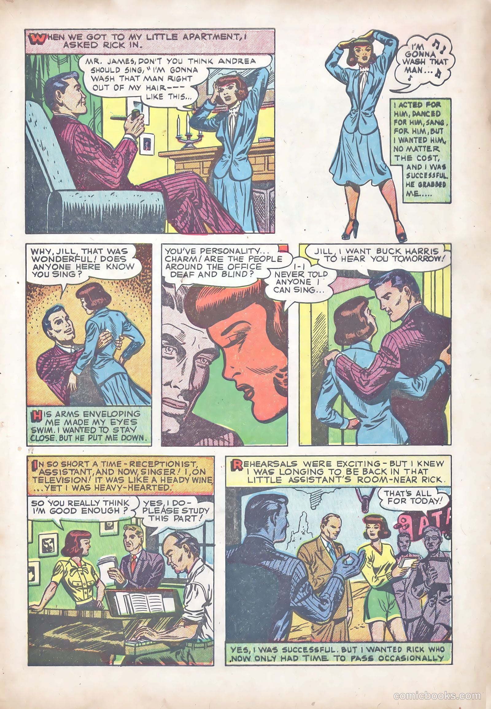 Romantic Hearts #3 (1953) — page 19 of 36