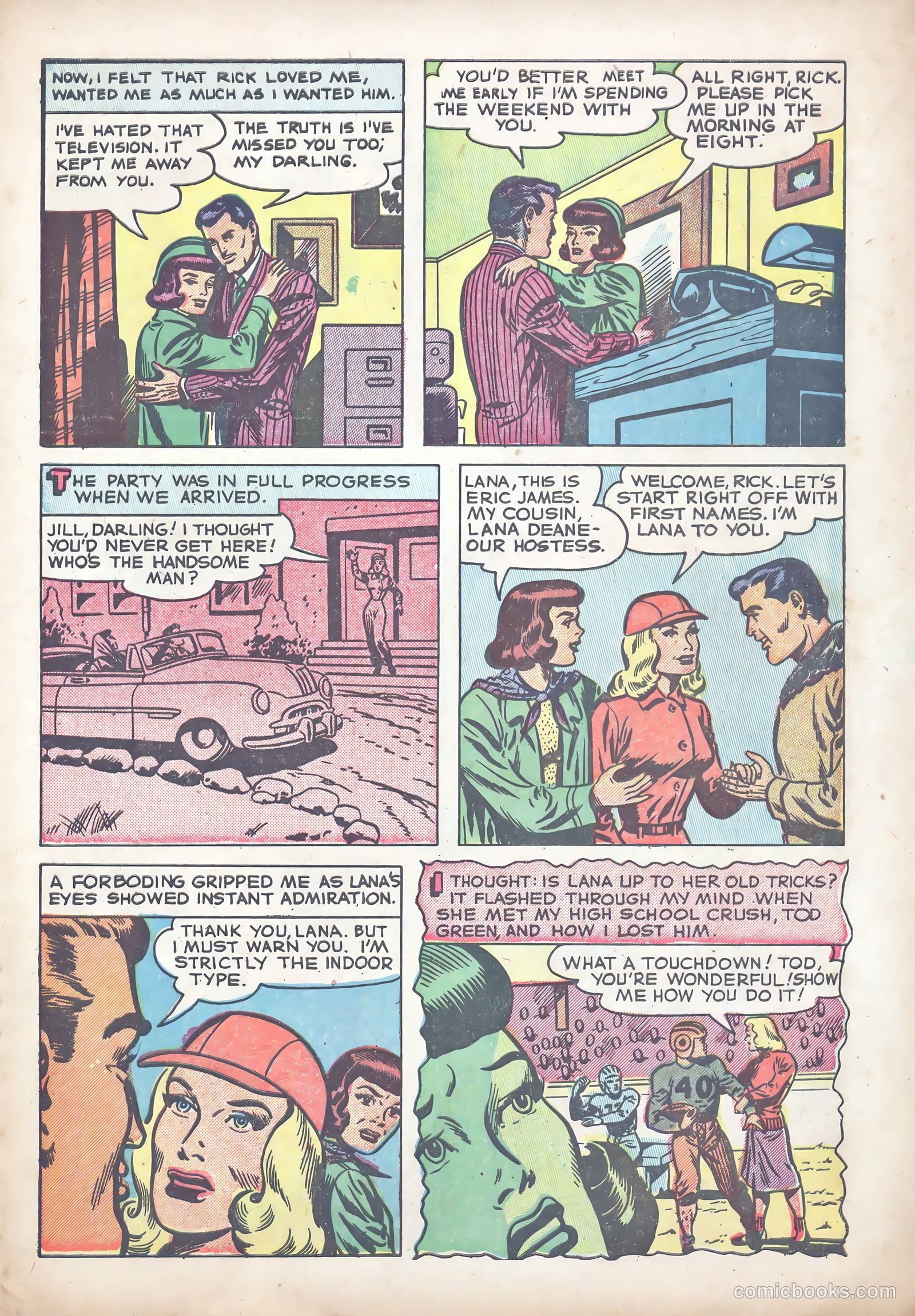 Romantic Hearts #3 (1953) — page 21 of 36