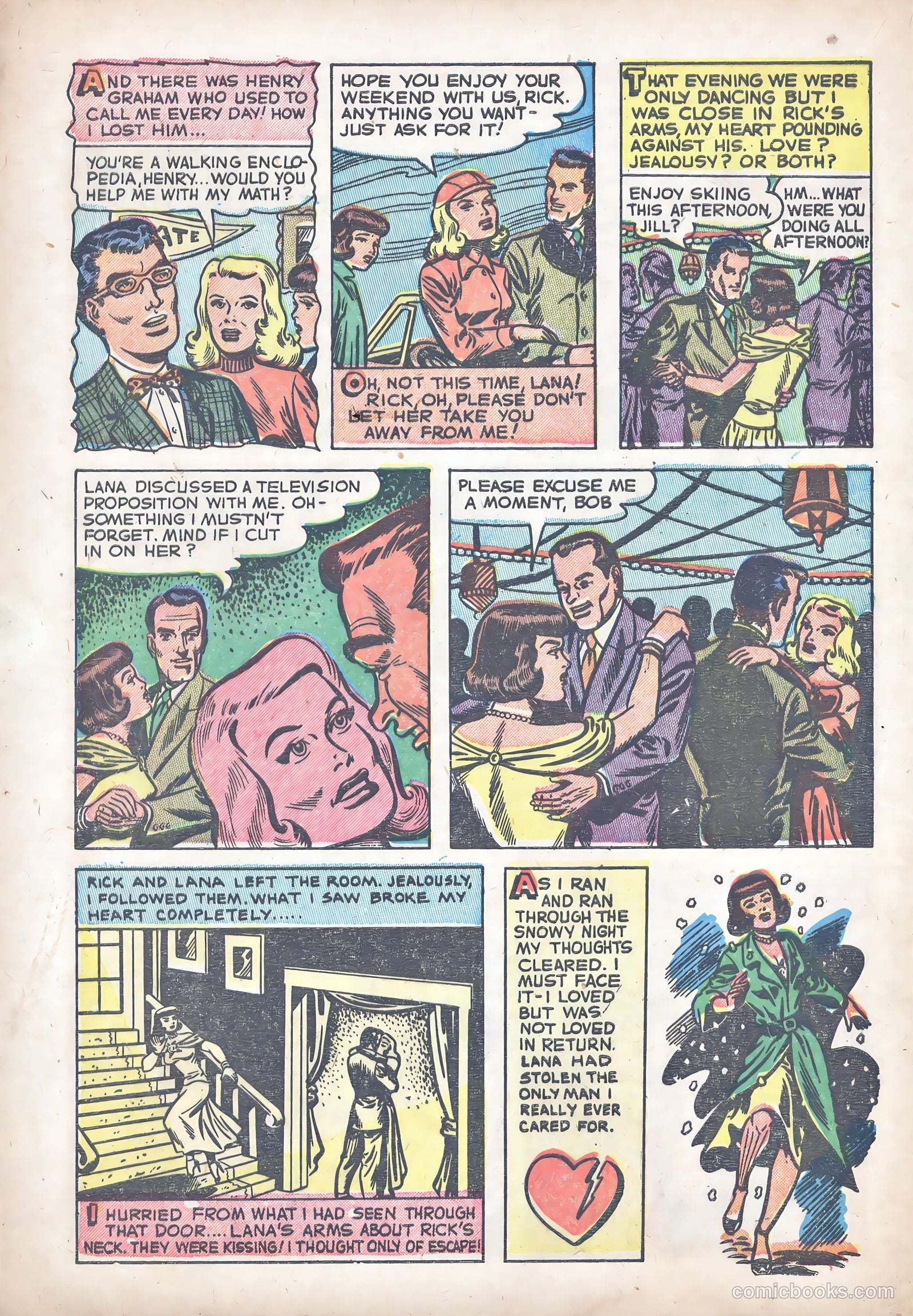Romantic Hearts #3 (1953) — page 22 of 36