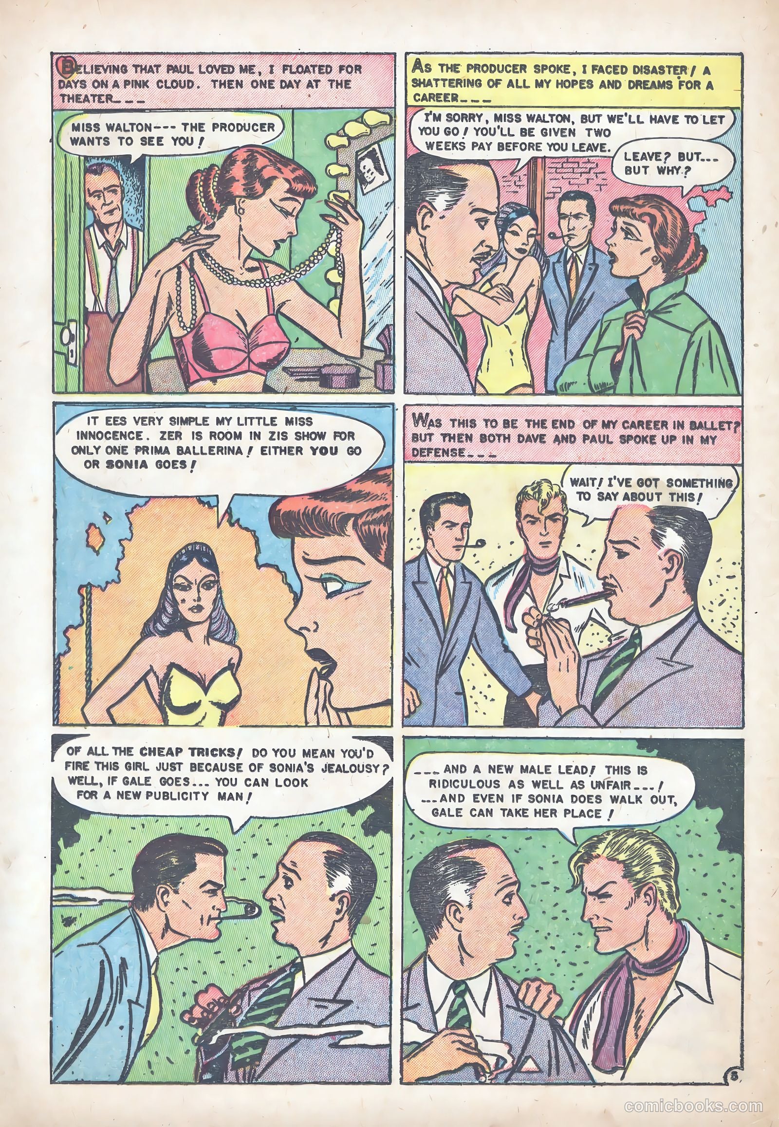 Romantic Hearts #3 (1953) — page 30 of 36