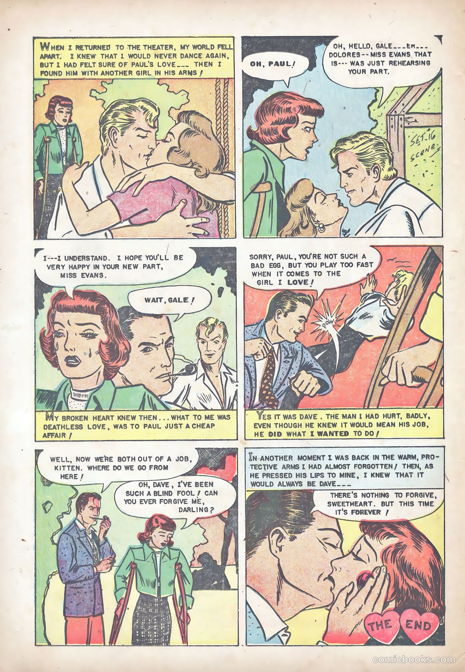 Romantic Hearts #3 (1951) — page 32 of 36