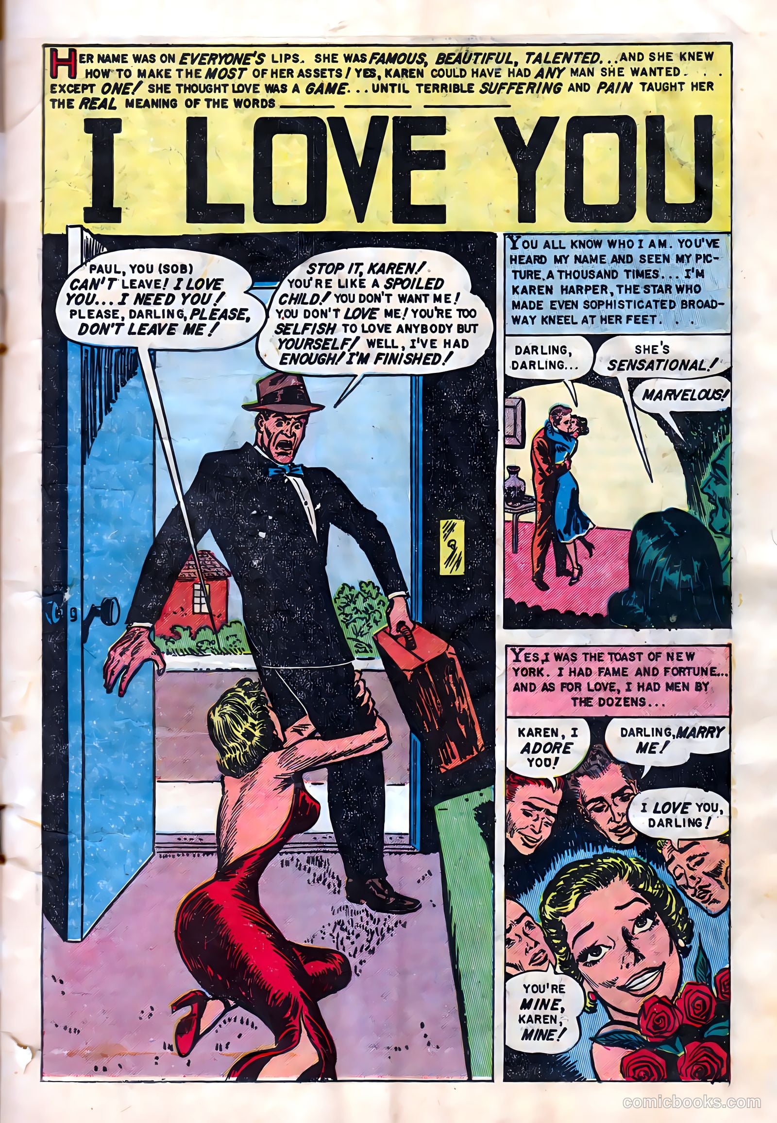 Romantic Hearts #7 (1954) — page 3 of 36