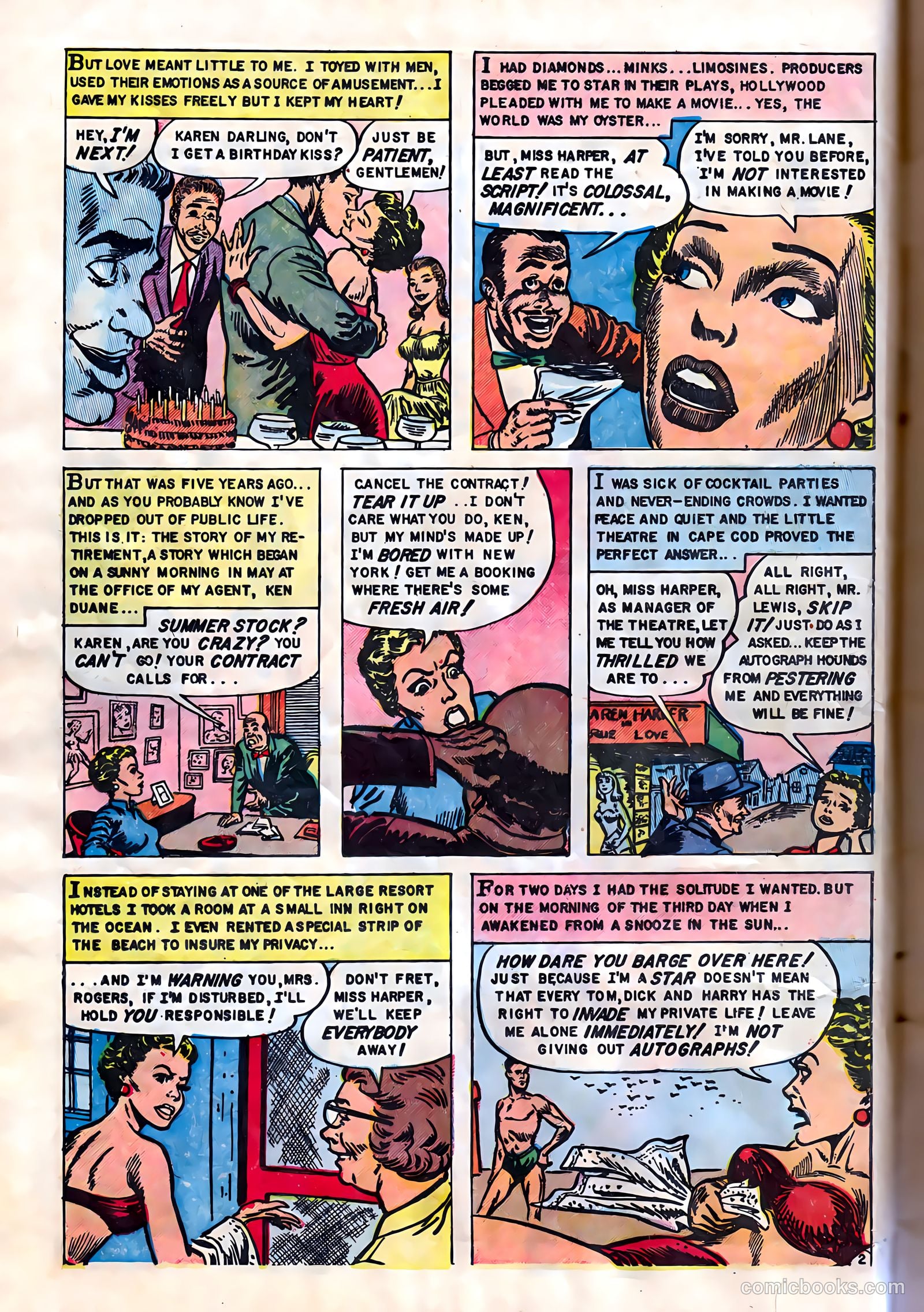Romantic Hearts #7 (1954) — page 4 of 36