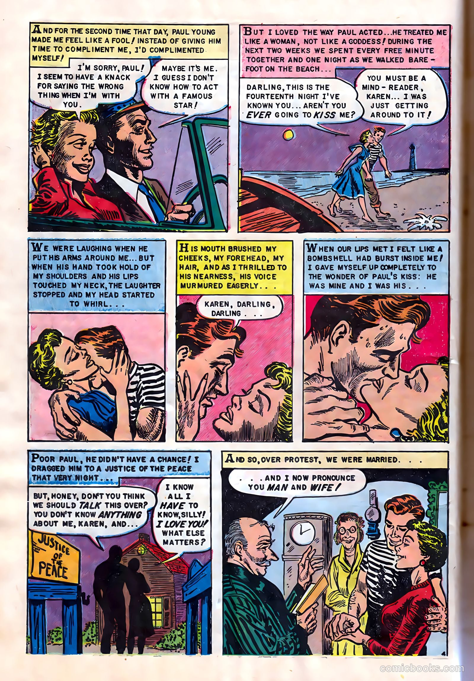 Romantic Hearts #7 (1954) — page 6 of 36