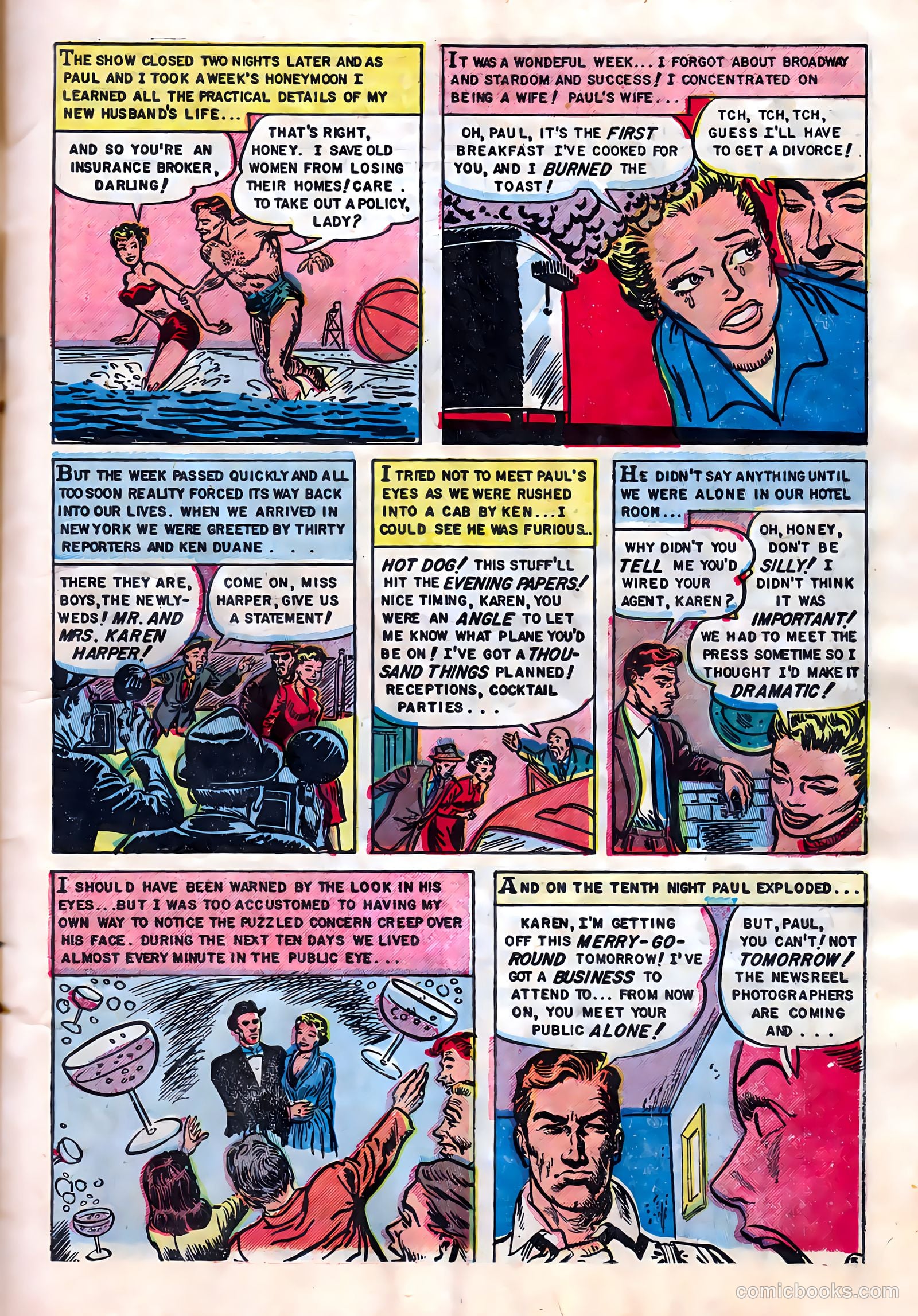 Romantic Hearts #7 (1954) — page 7 of 36