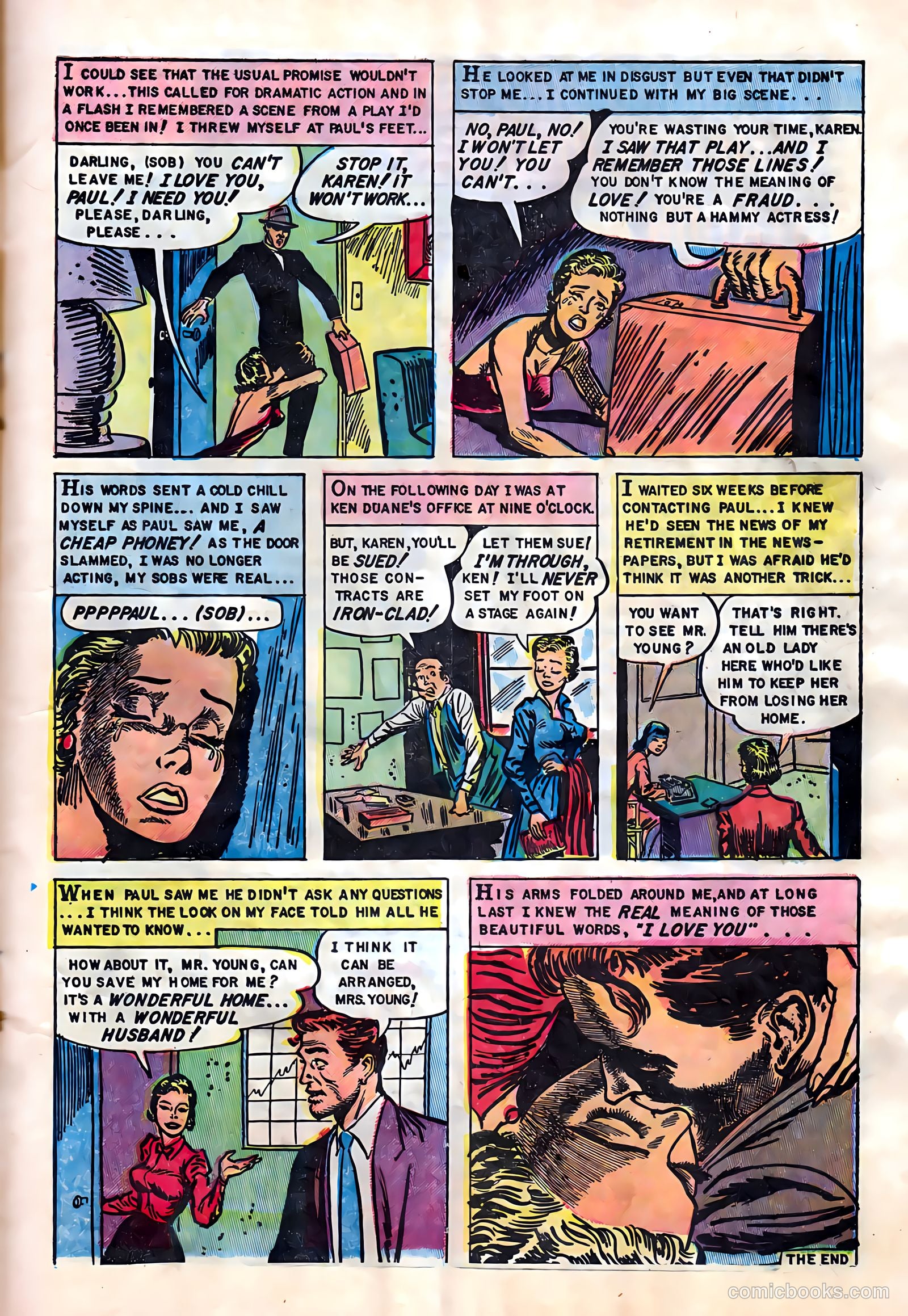 Romantic Hearts #7 (1954) — page 9 of 36