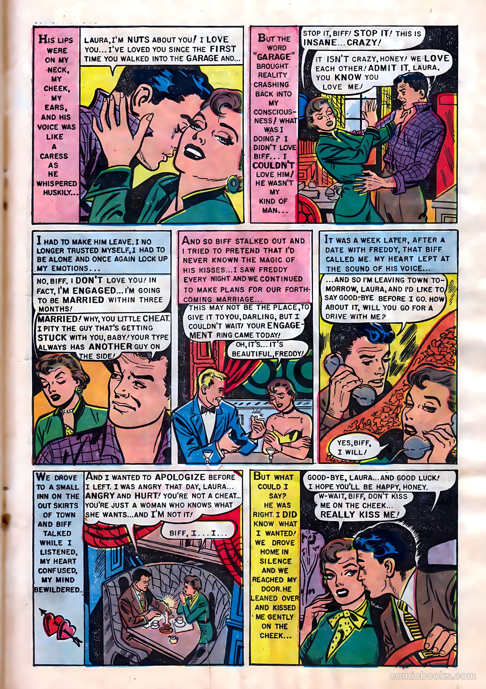 Romantic Hearts #7 (1954) — page 15 of 36