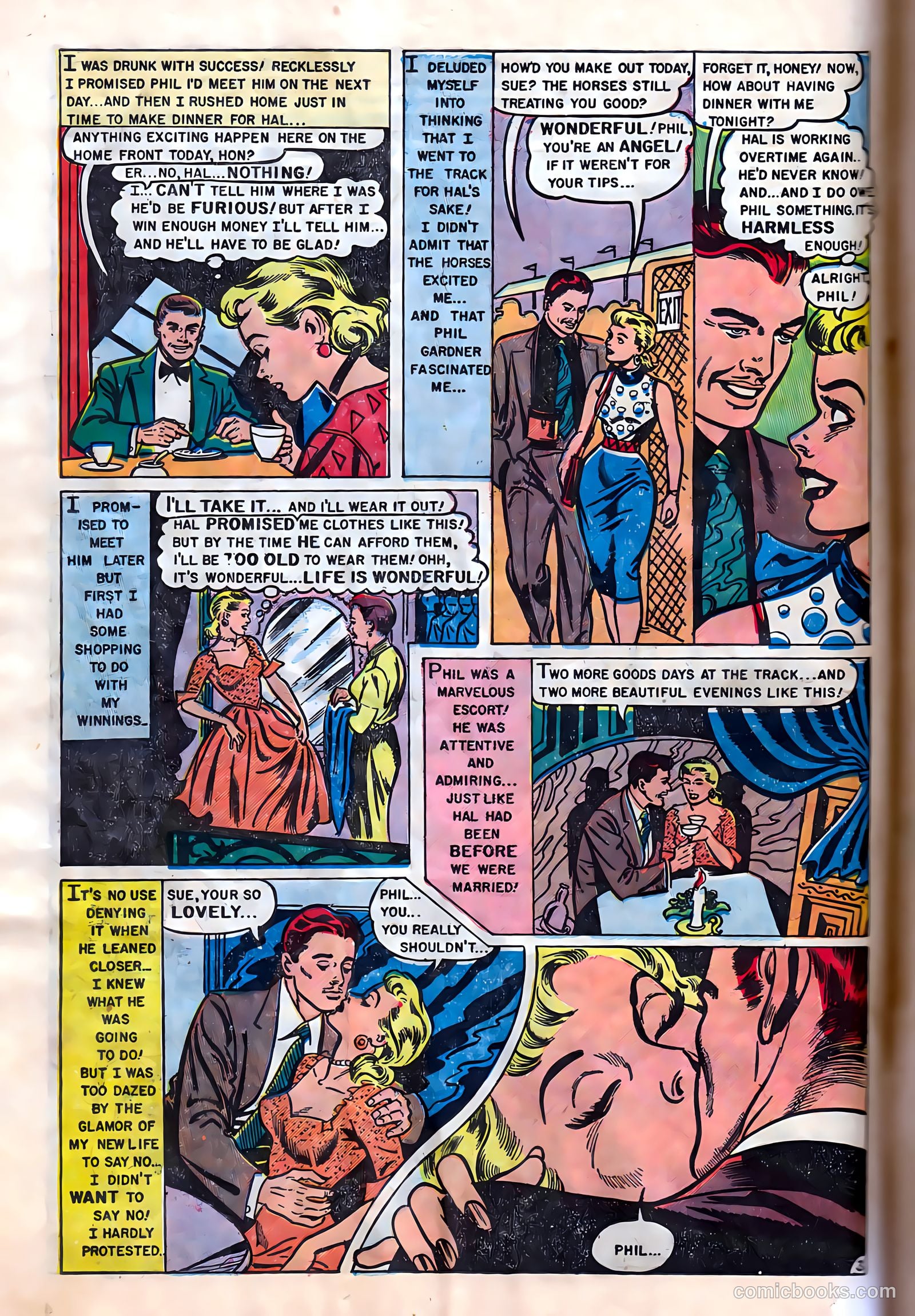Romantic Hearts #7 (1954) — page 22 of 36