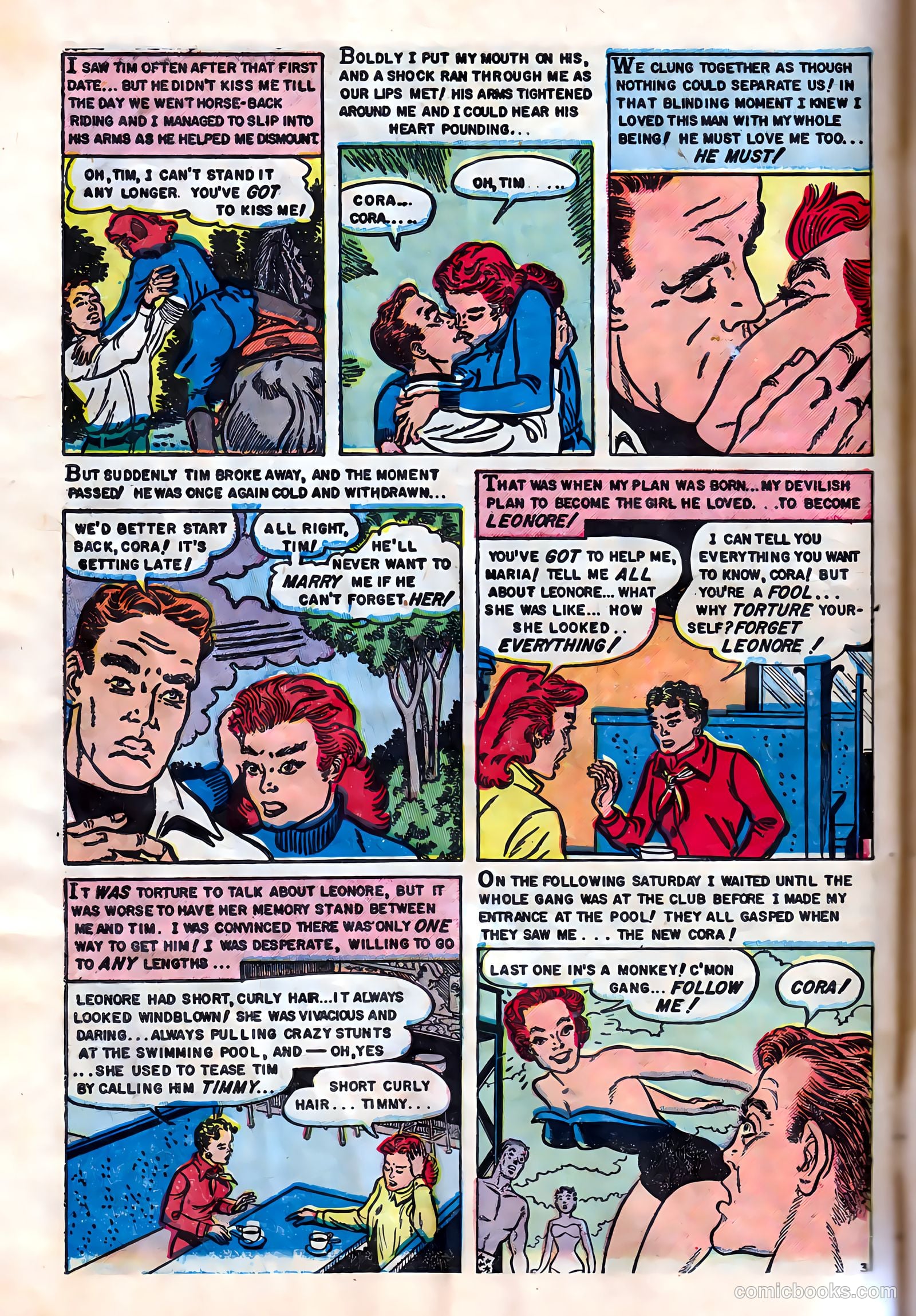 Romantic Hearts #7 (1954) — page 30 of 36