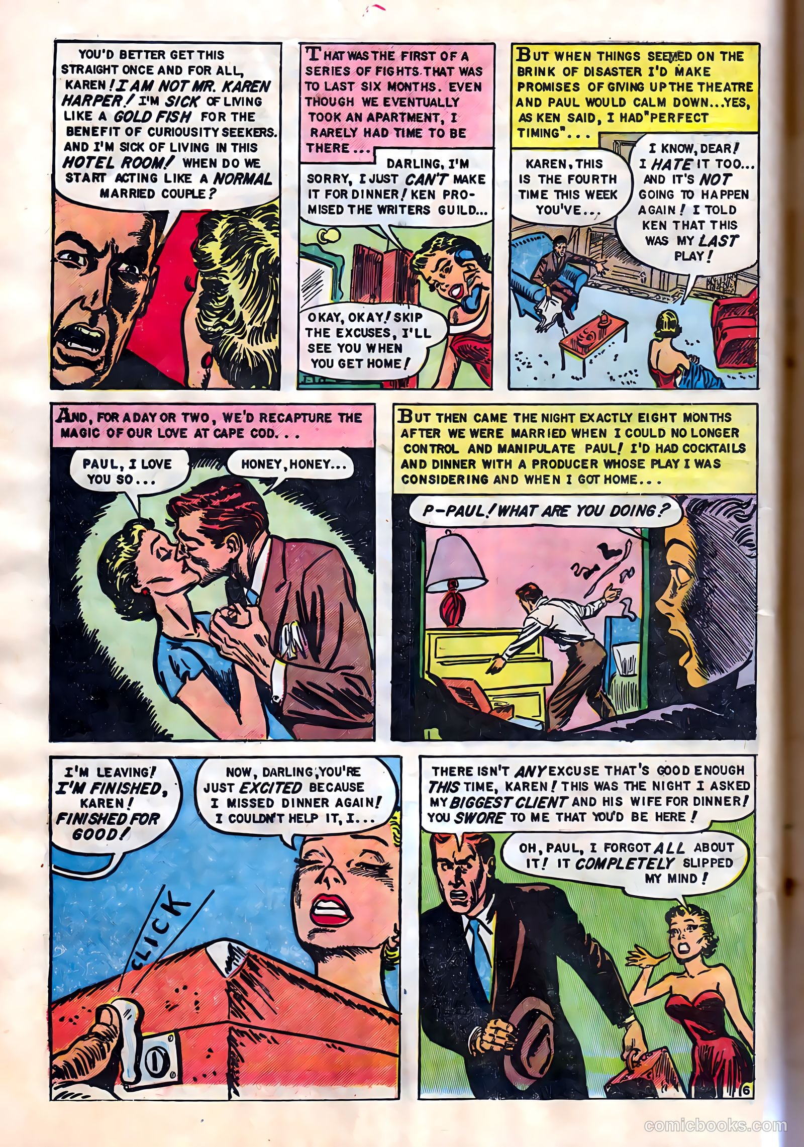 Romantic Hearts #7 (1952) — page 8 of 36