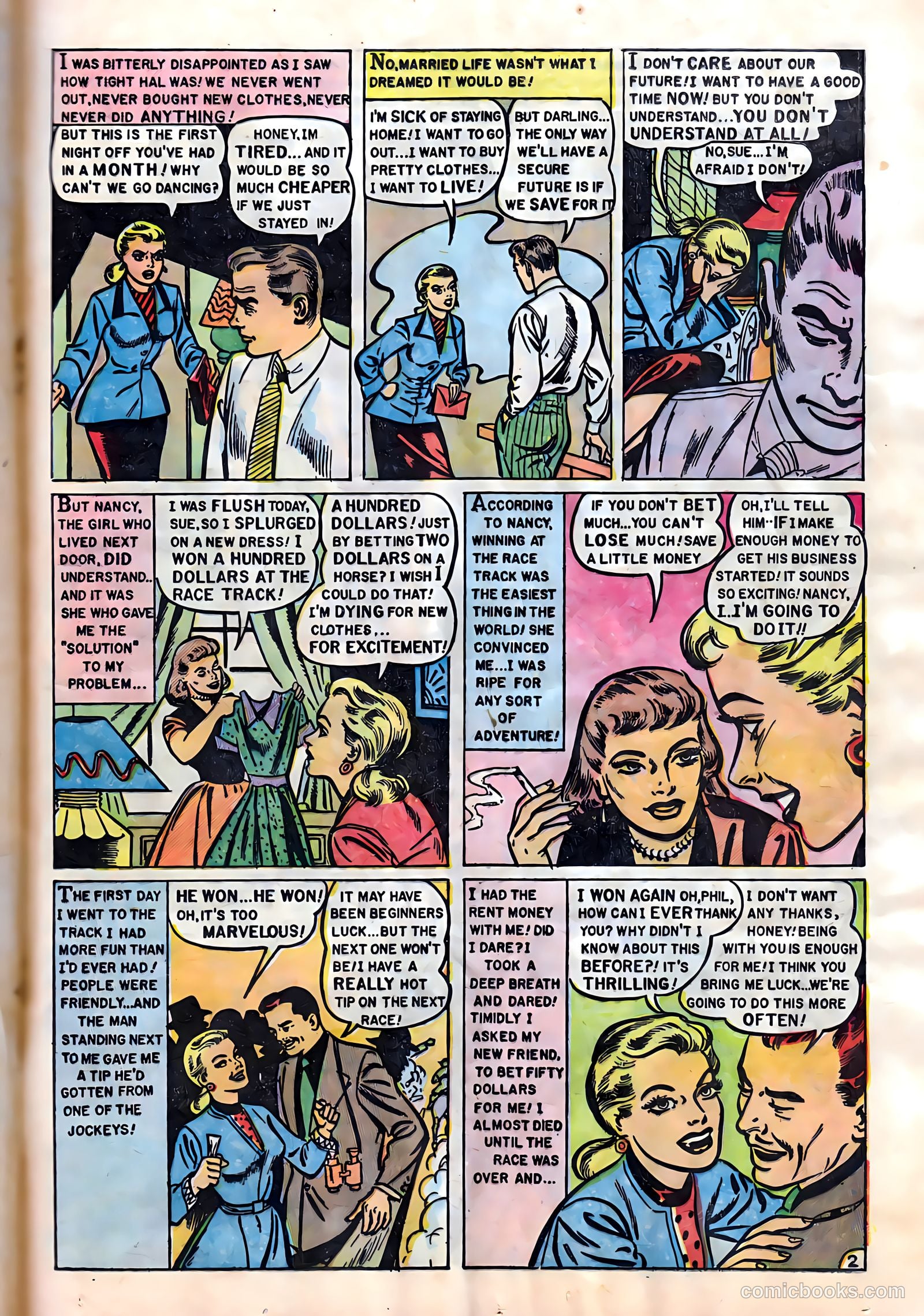 Romantic Hearts #7 (1952) — page 21 of 36