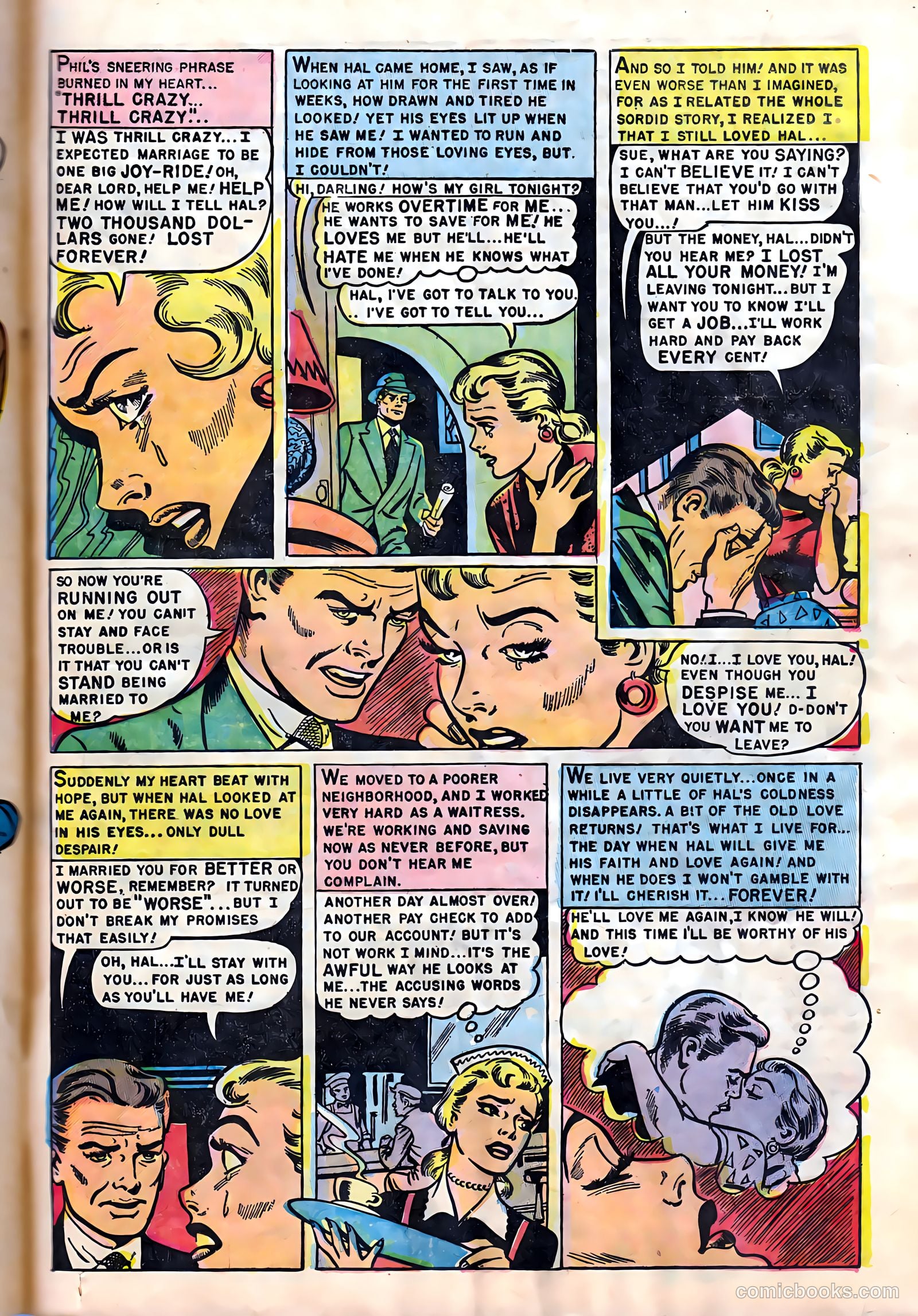 Romantic Hearts #7 (1952) — page 25 of 36