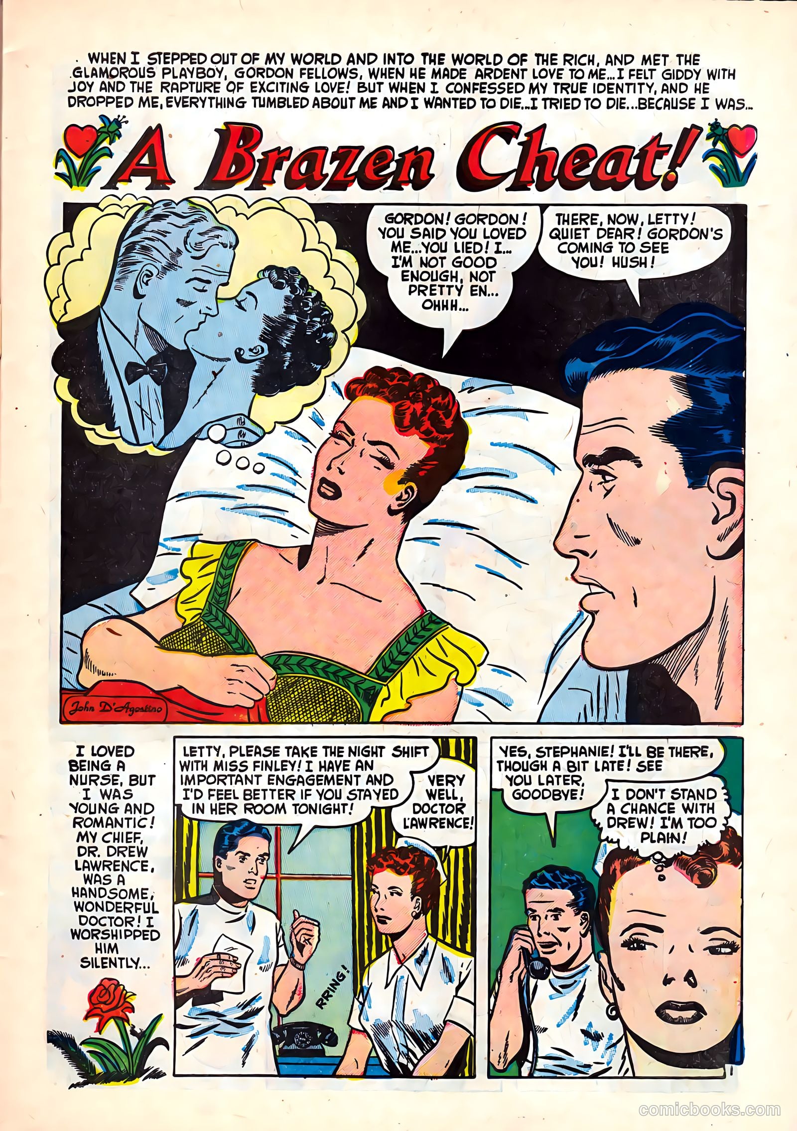 Romantic Hearts #9 (1954) — page 3 of 36