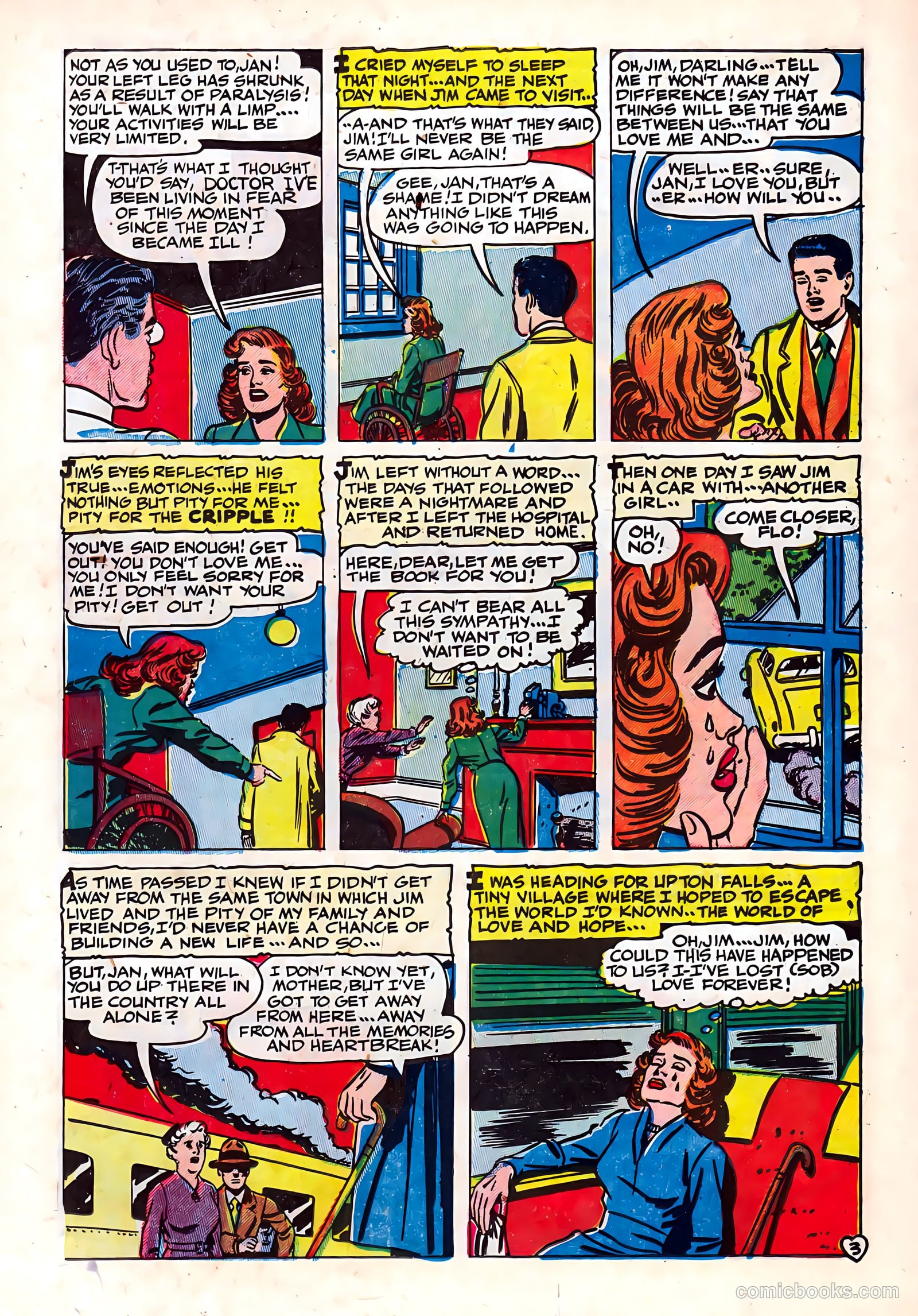 Romantic Hearts #9 (1954) — page 22 of 36